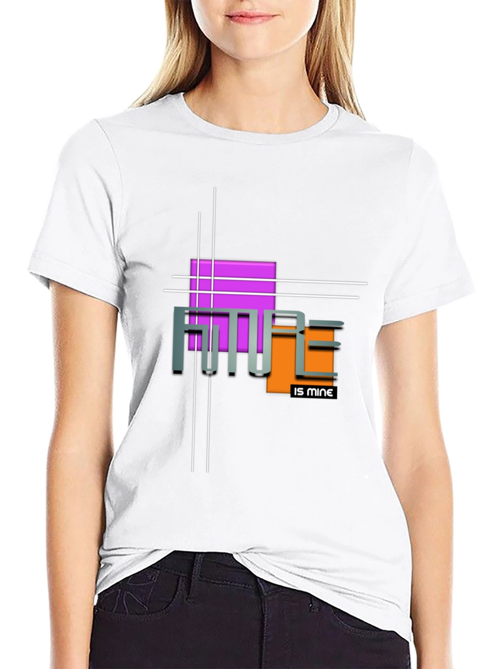 Futuristic Graphic Tee - Future is Mine