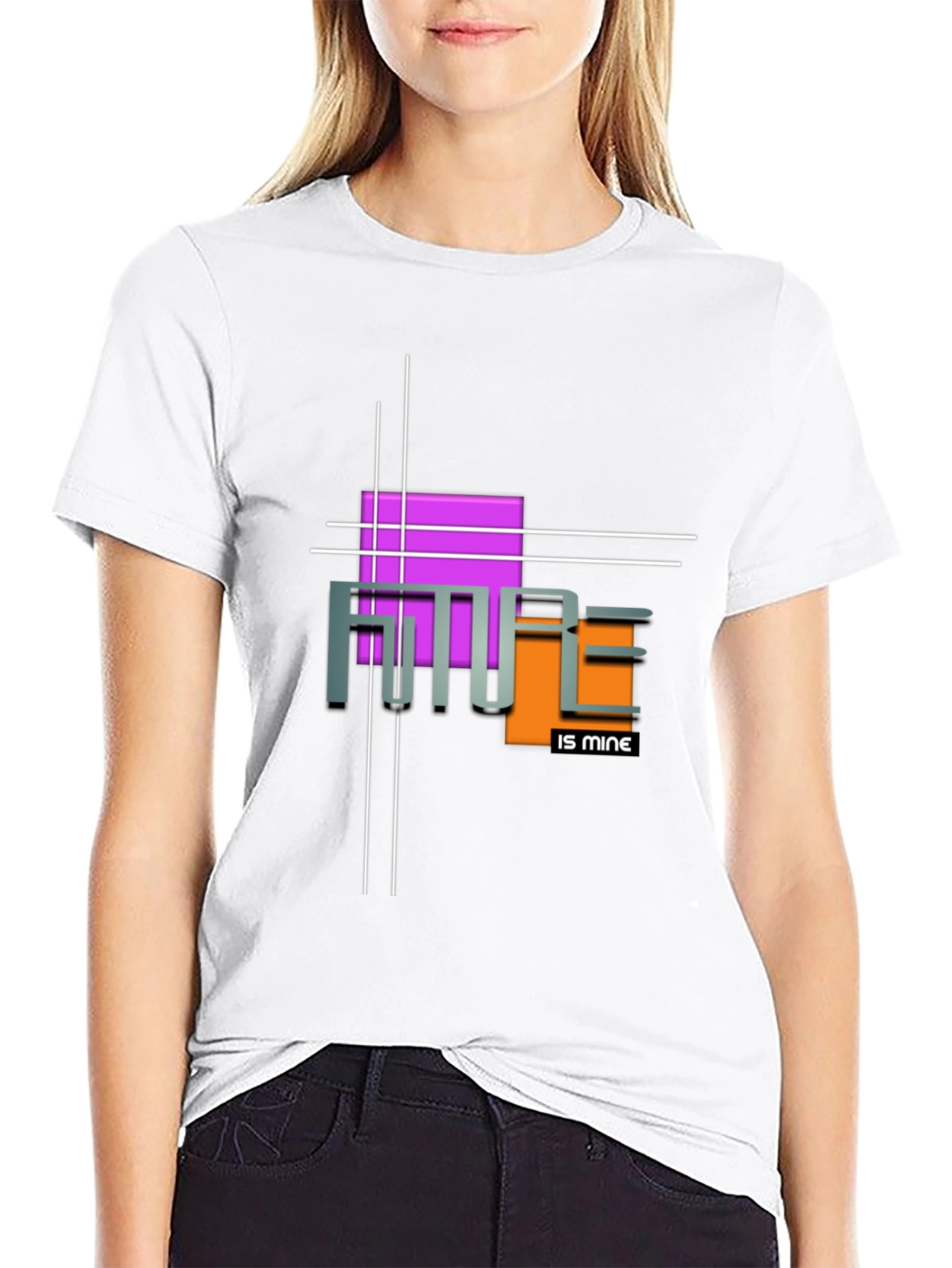 Futuristic Graphic Tee - Future is Mine