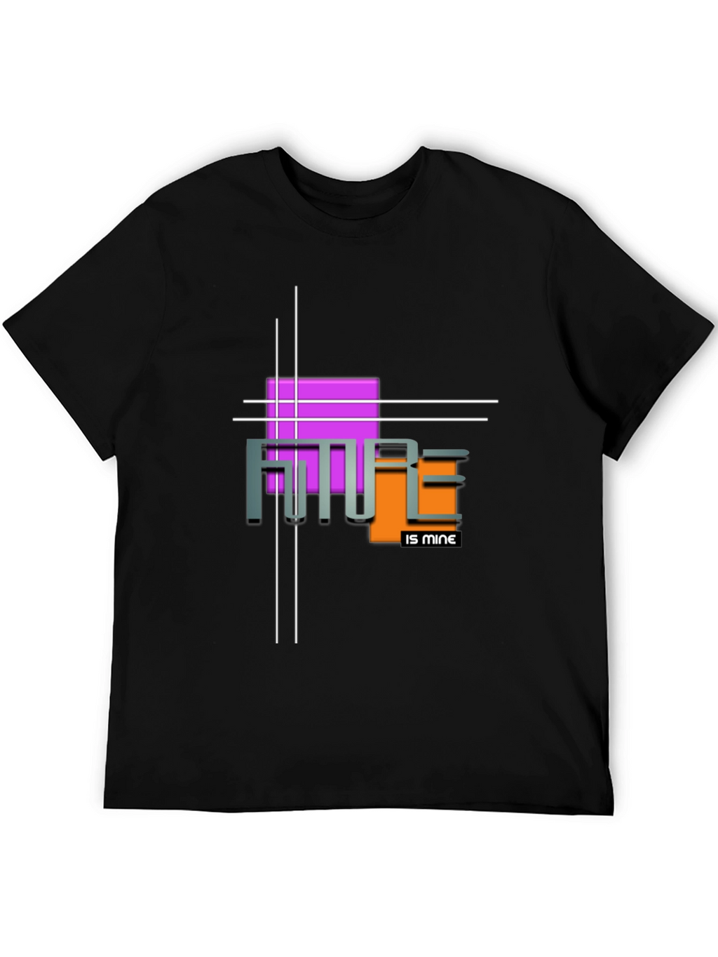 Futuristic Graphic Tee - Future is Mine