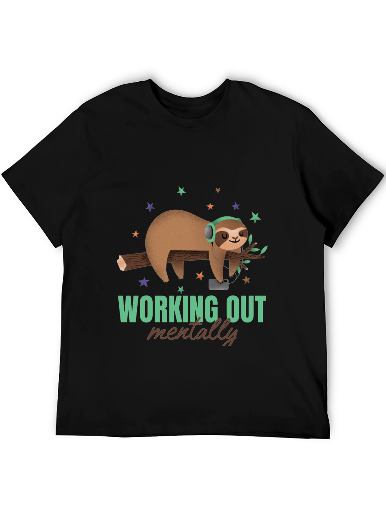 Relaxed Sloth T-Shirt - Working Out Mentally Tee
