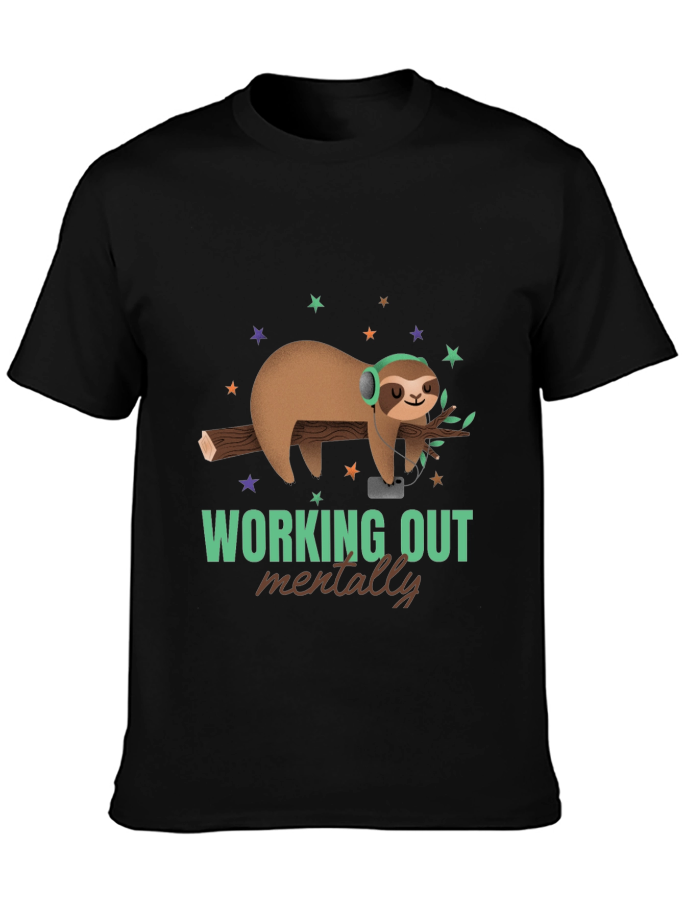 Relaxed Sloth T-Shirt - Working Out Mentally Tee