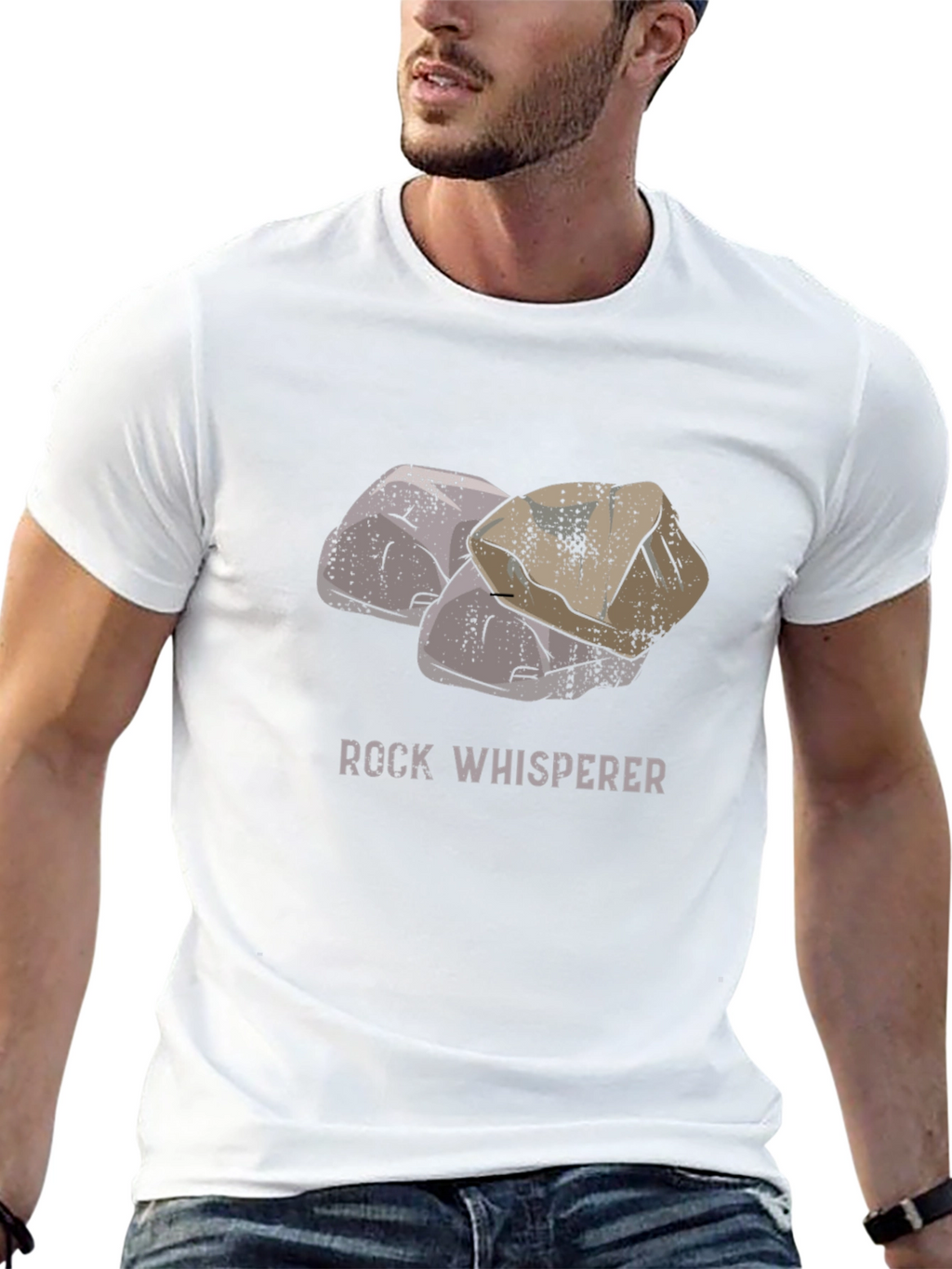 Rock Whisperer Graphic Tee - Nature Lovers T-Shirt