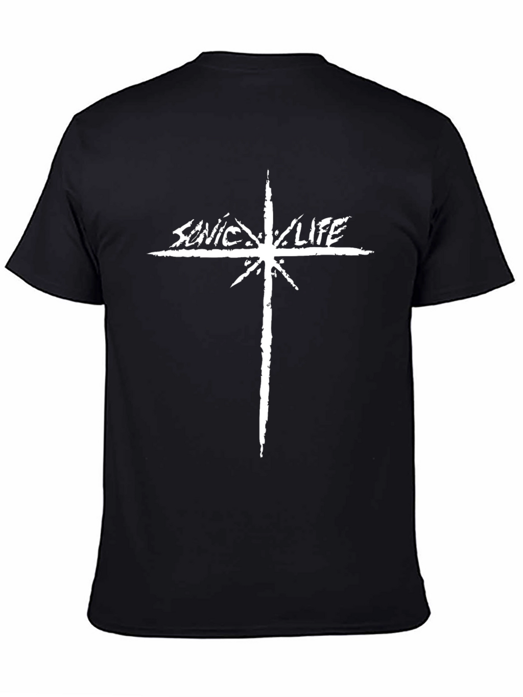 Sonic Youth Inspired Graphic Tee - Black