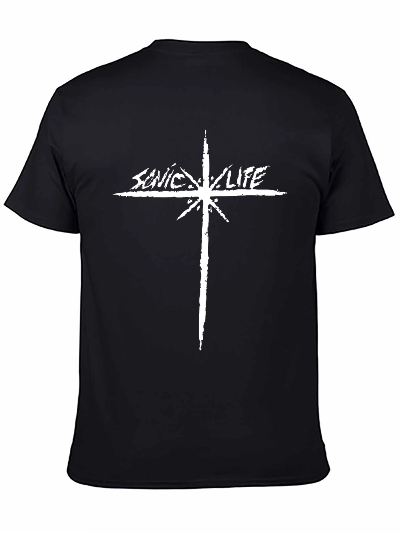 Sonic Youth Inspired Graphic Tee - Black