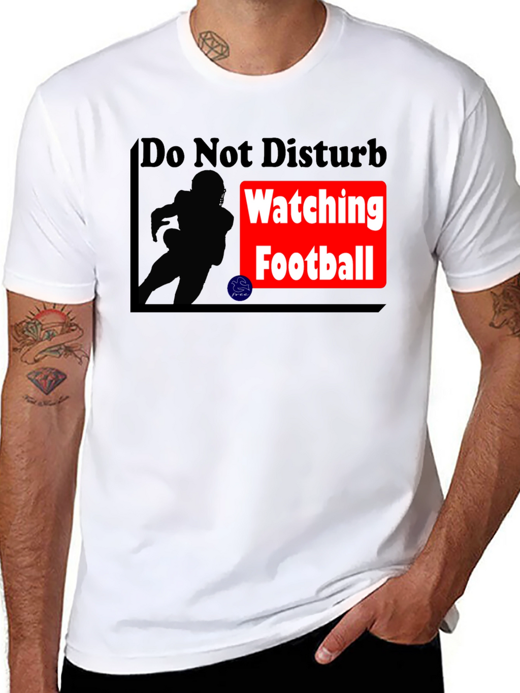 Do Not Disturb Football T-Shirt