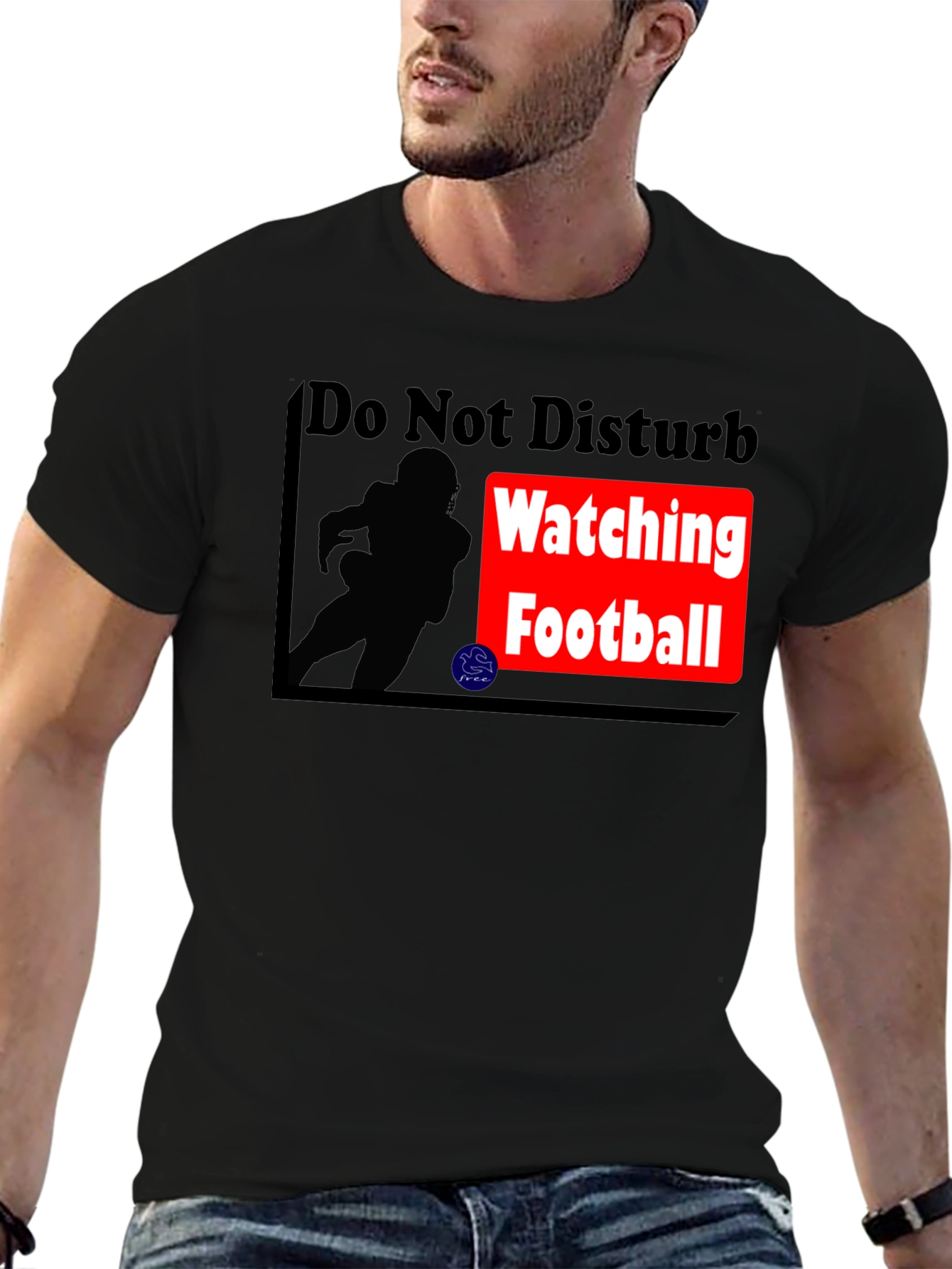 Do Not Disturb Football T-Shirt