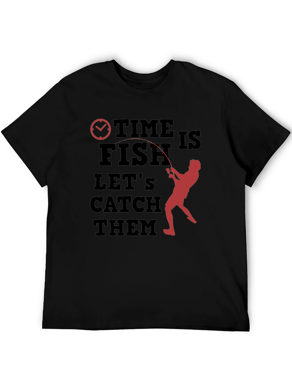 Time to Fish Graphic T-Shirt