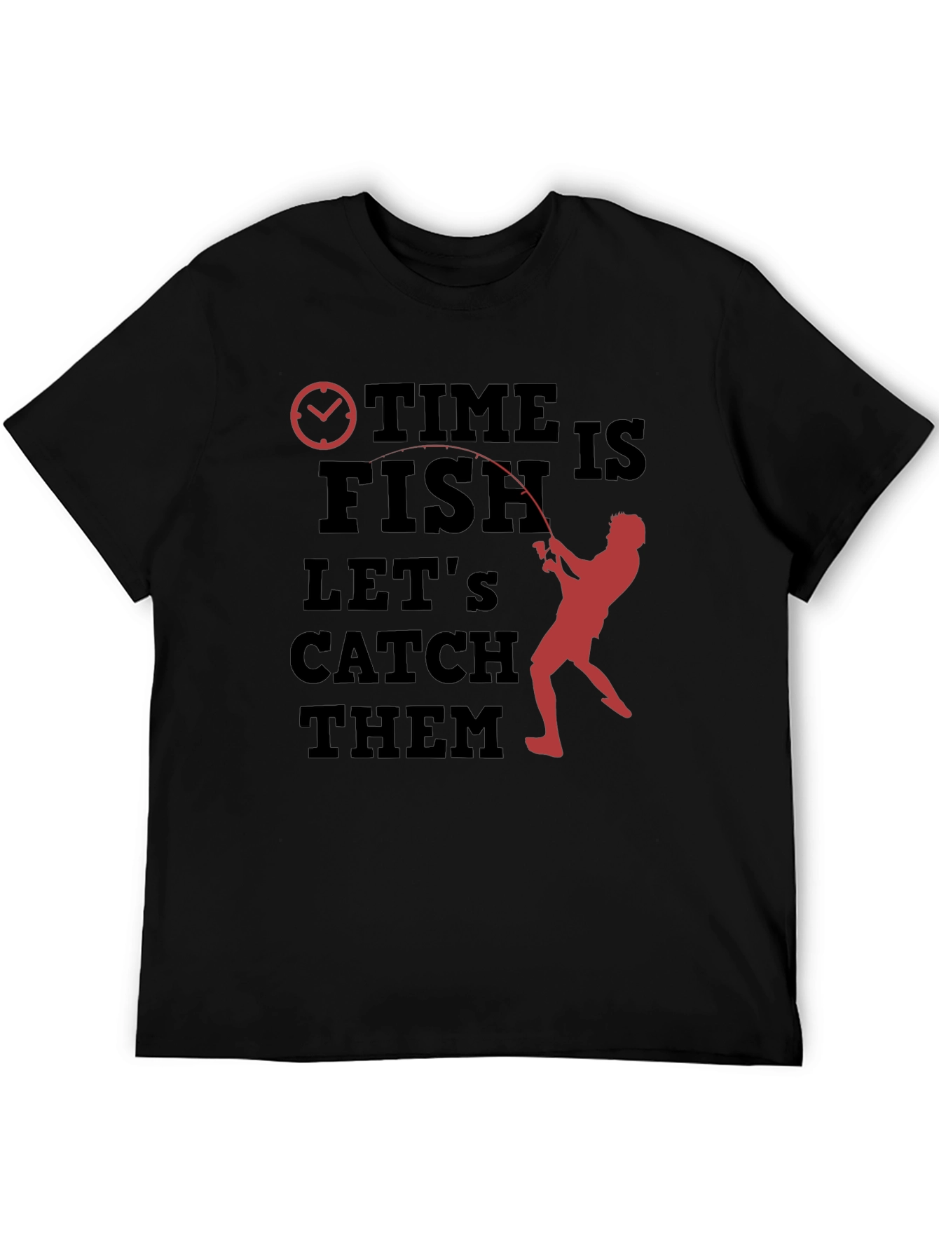 Time to Fish Graphic T-Shirt