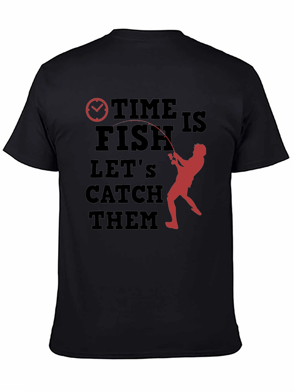 Time to Fish Graphic T-Shirt