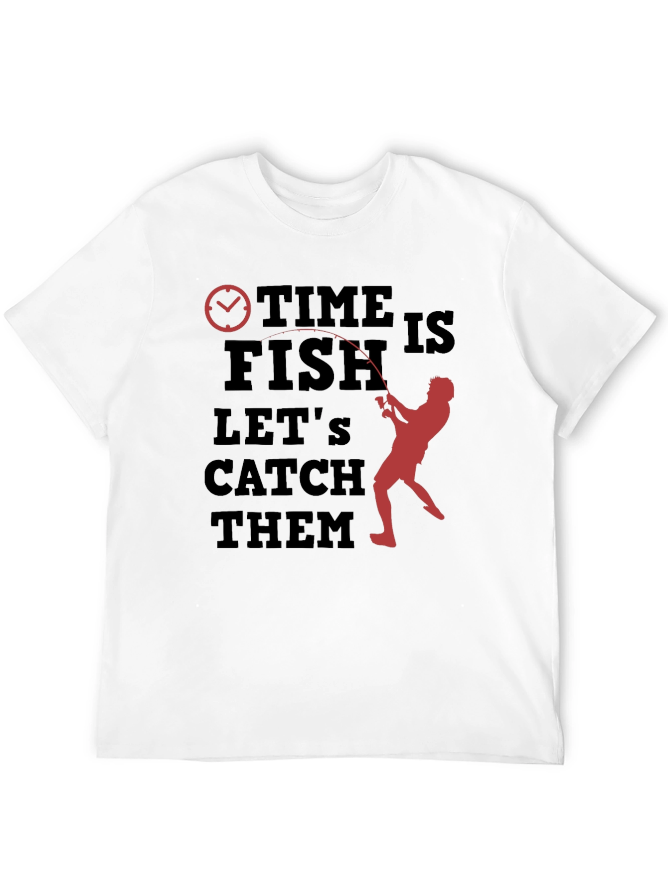 Time to Fish Graphic T-Shirt