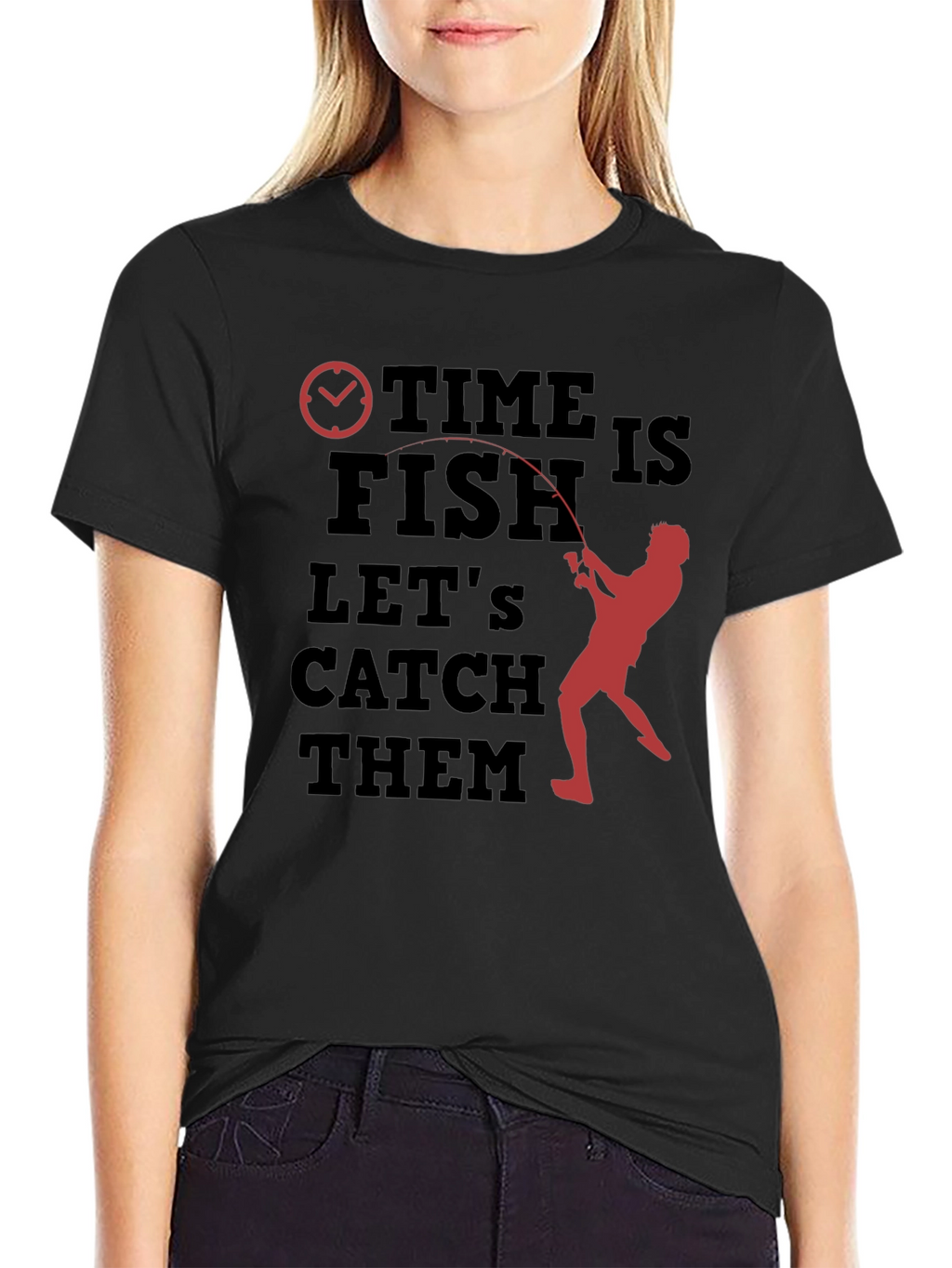 Time to Fish Graphic T-Shirt