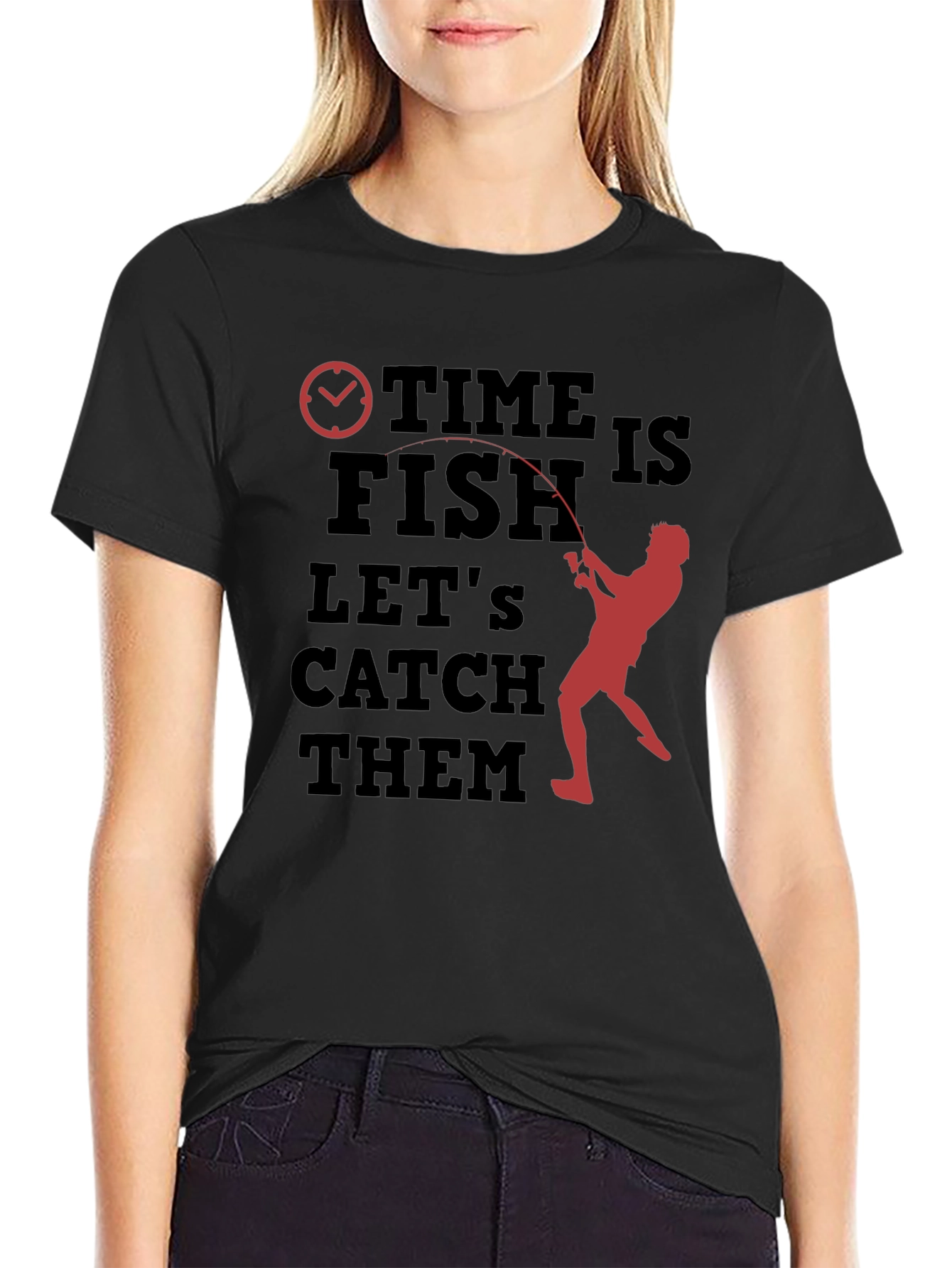 Time to Fish Graphic T-Shirt