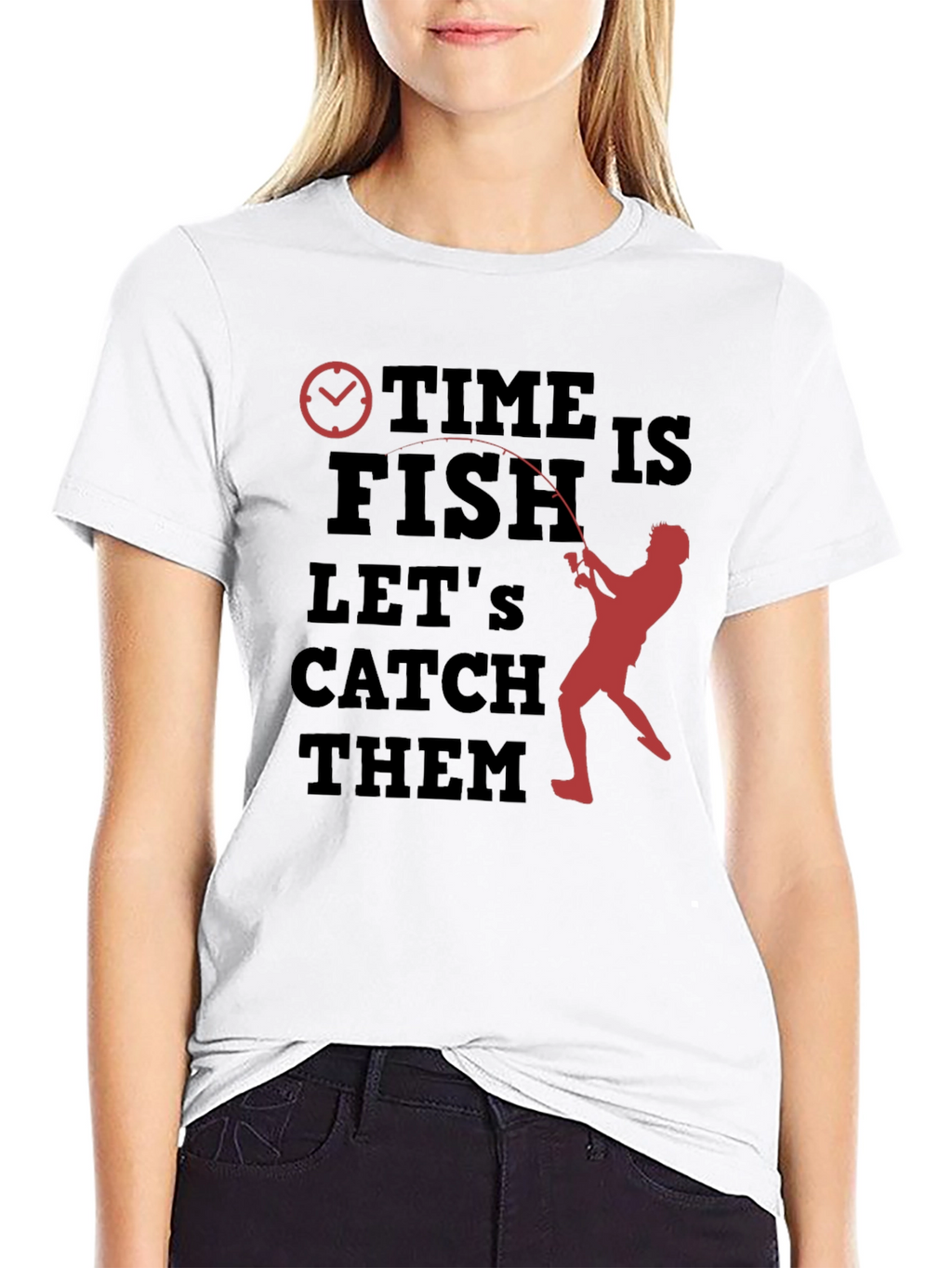 Time to Fish Graphic T-Shirt