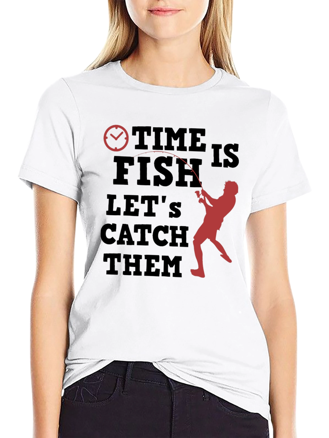 Time to Fish Graphic T-Shirt