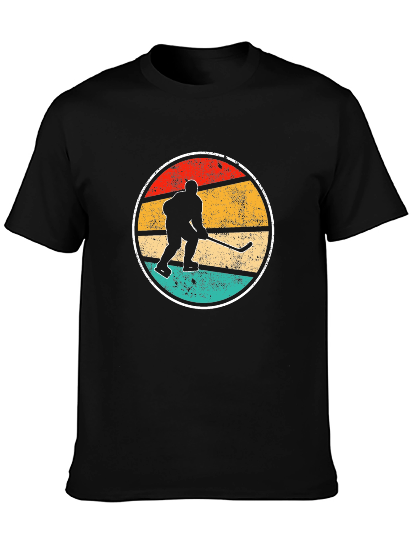Vintage Hockey Player Graphic Tee