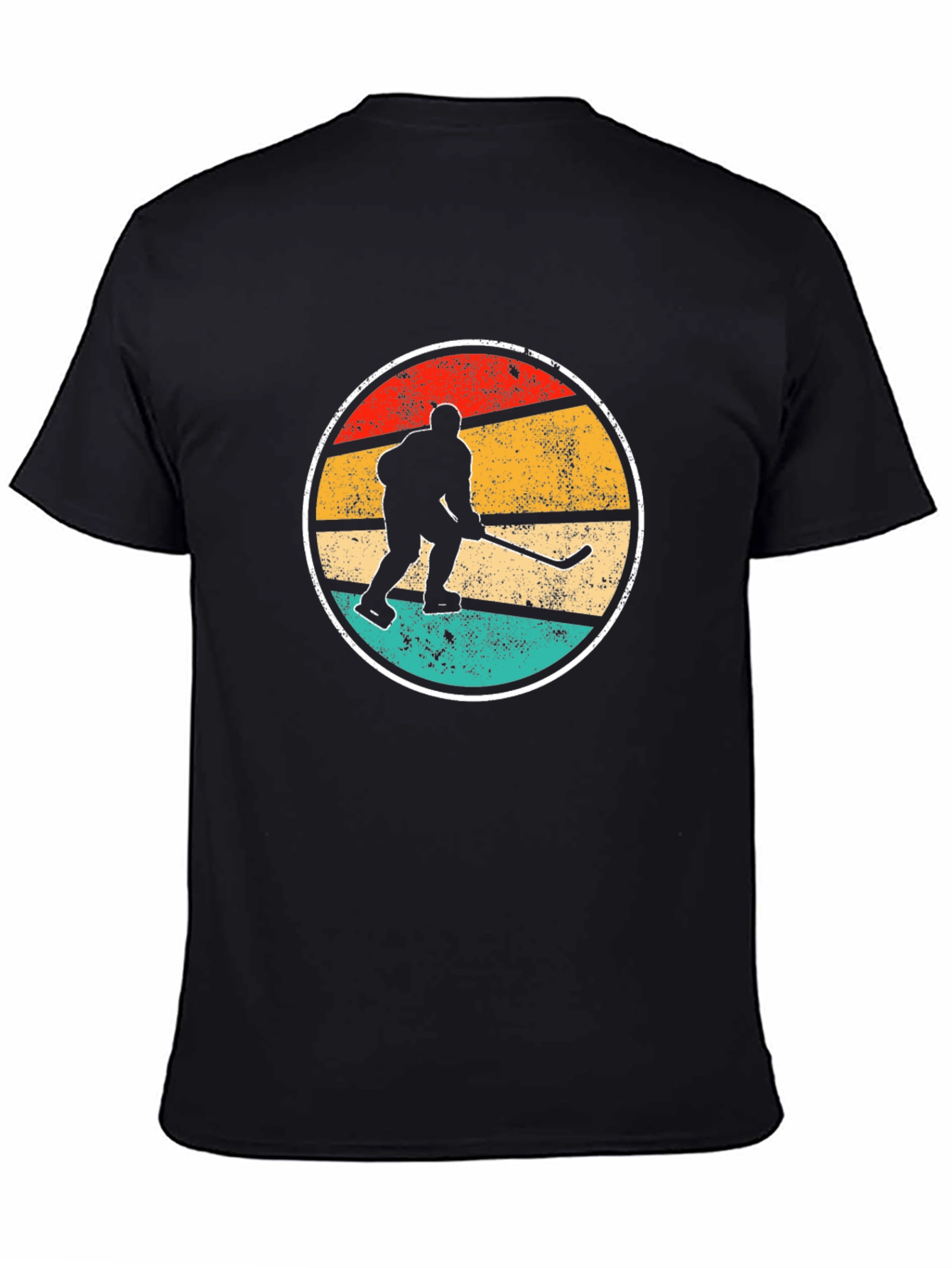 Vintage Hockey Player Graphic Tee