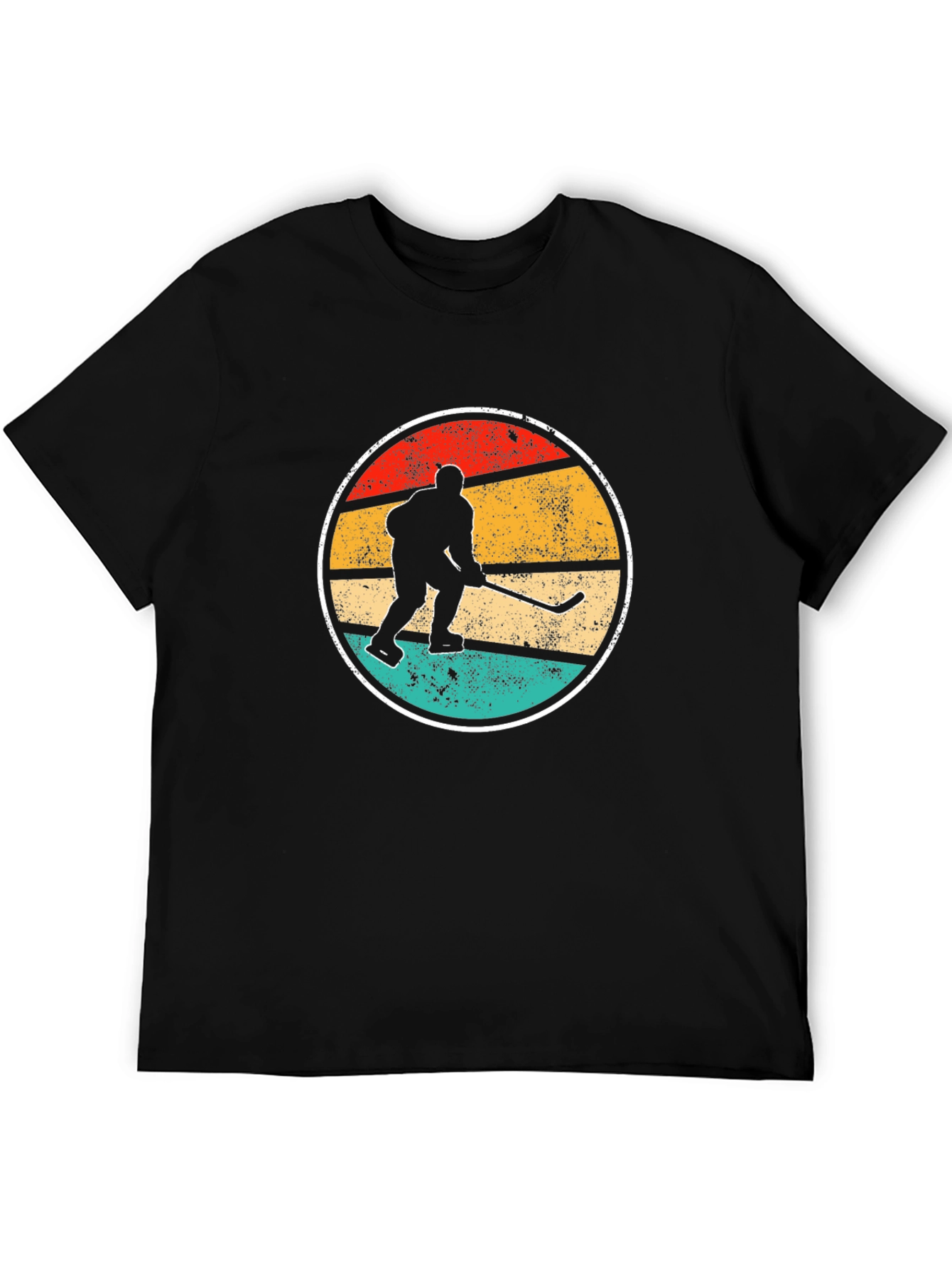Vintage Hockey Player Graphic Tee