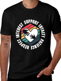 Interest Support Loyalty Graphic Tee