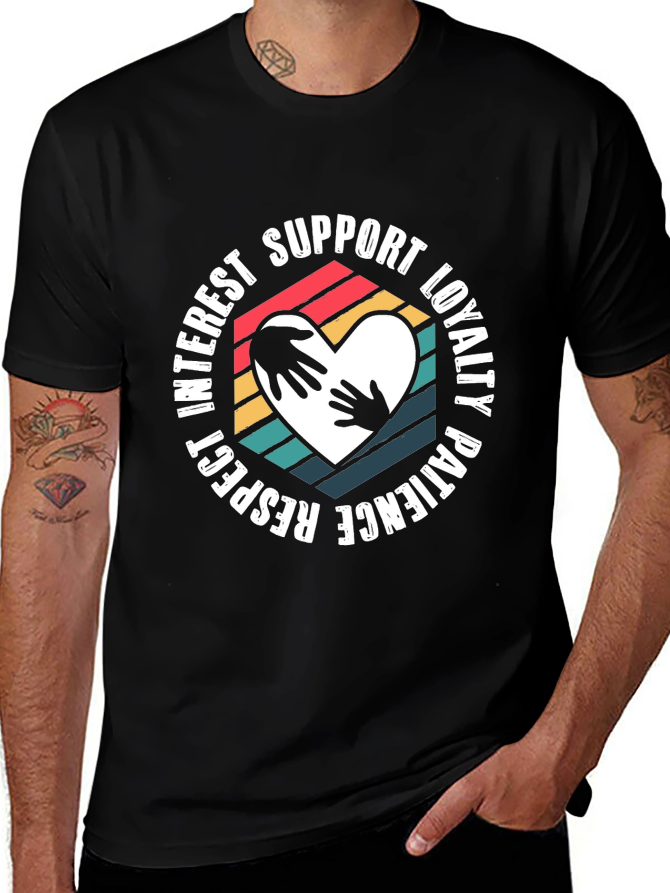 Interest Support Loyalty Graphic Tee