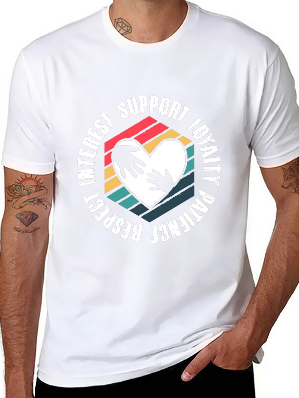 Interest Support Loyalty Graphic Tee
