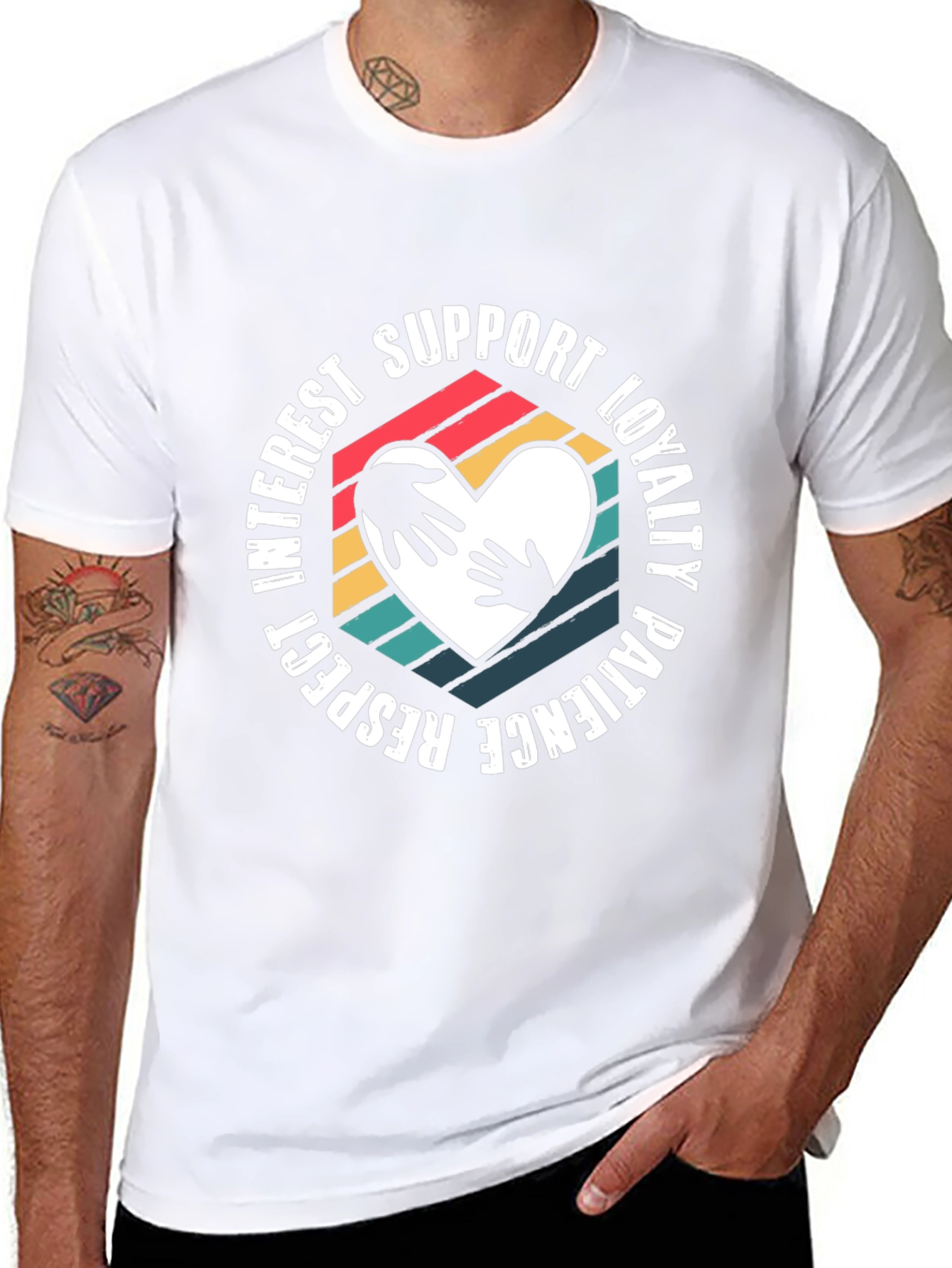 Interest Support Loyalty Graphic Tee