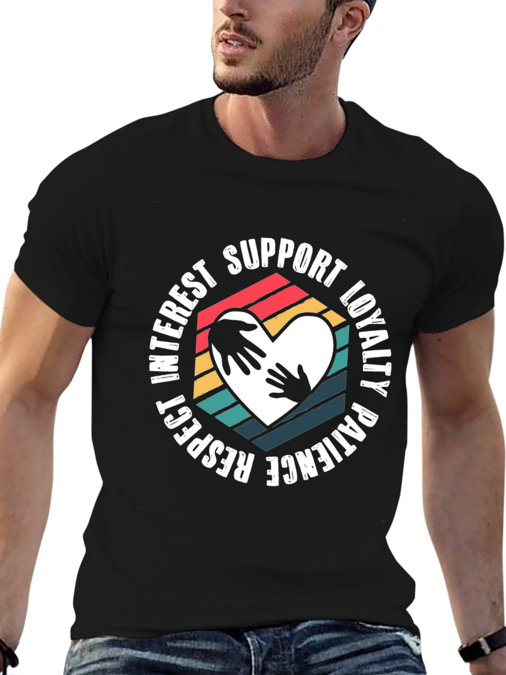 Interest Support Loyalty Graphic Tee
