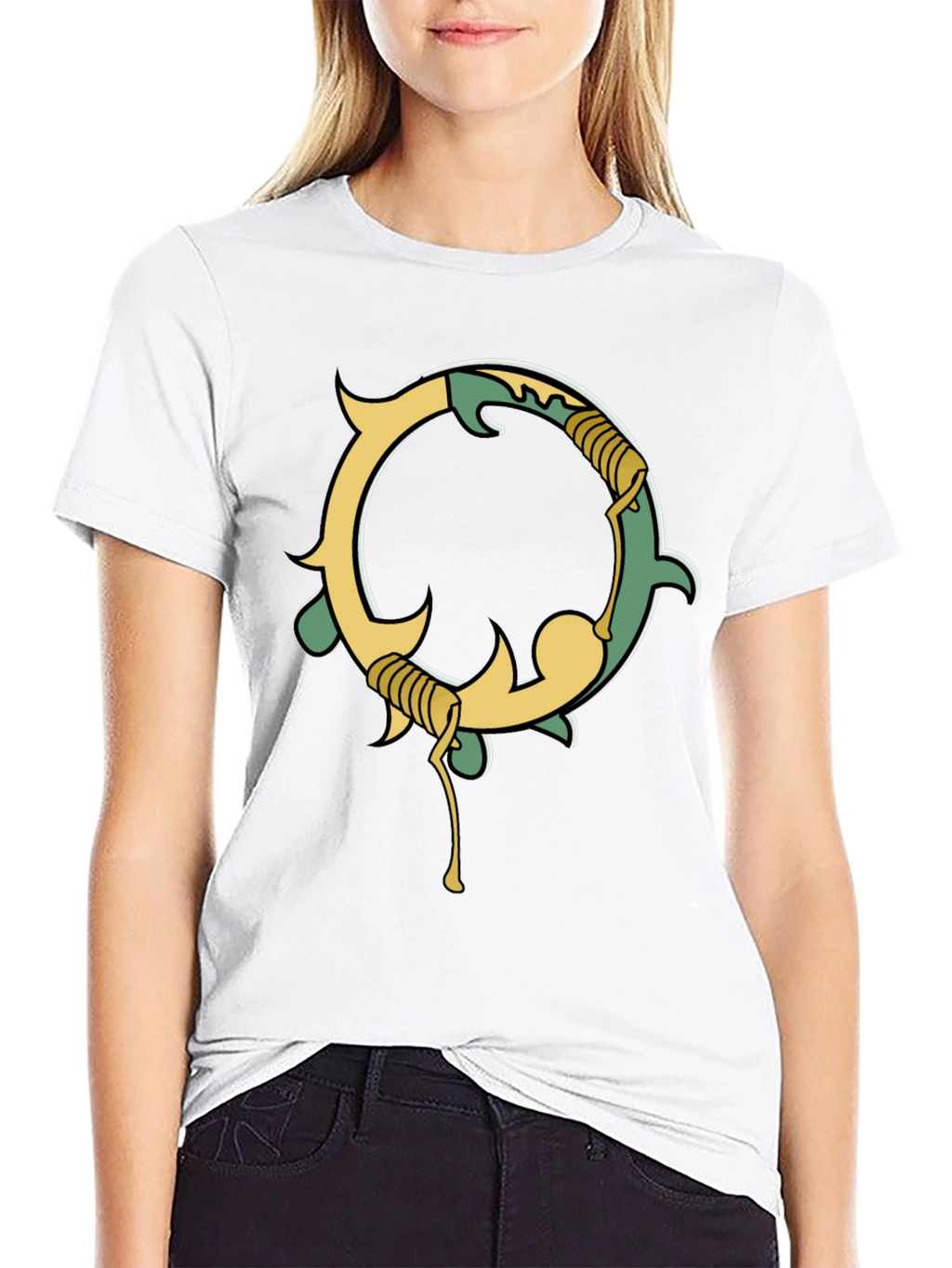 Unique Graphic Black Tee