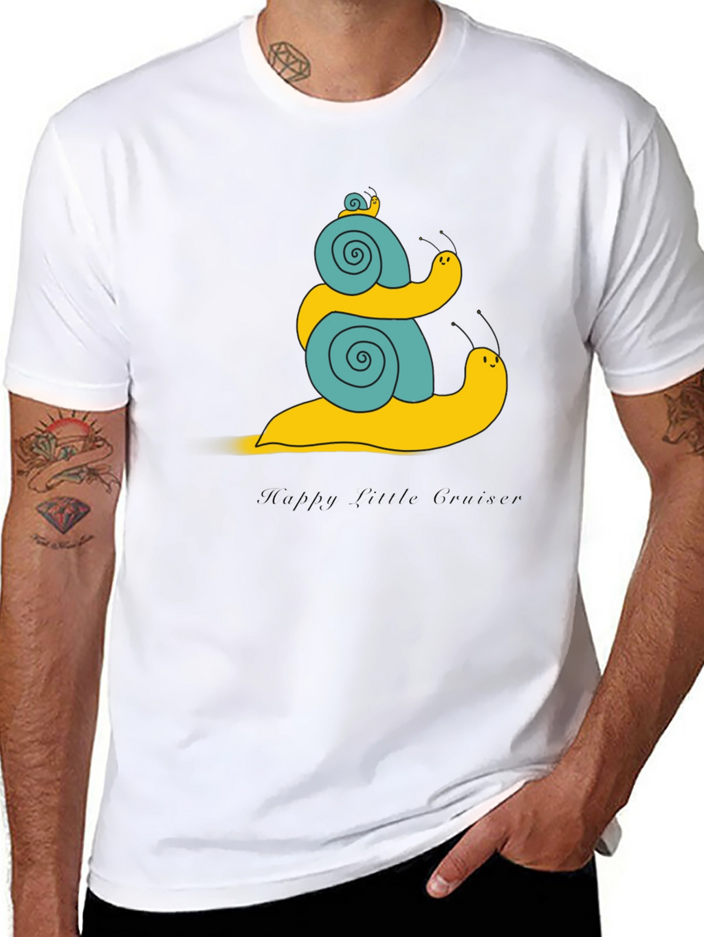 Cute Snail Family T-Shirt
