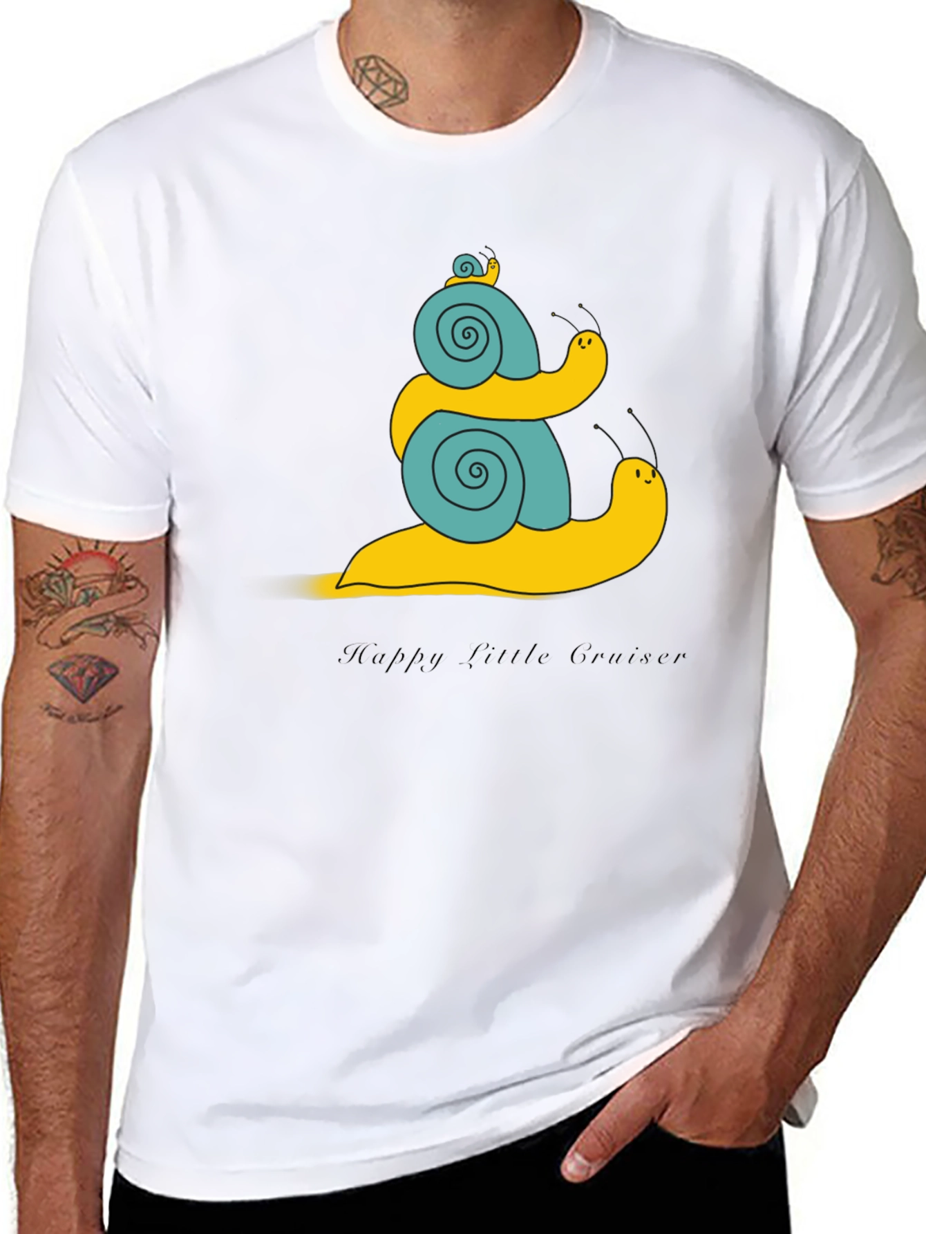 Cute Snail Family T-Shirt