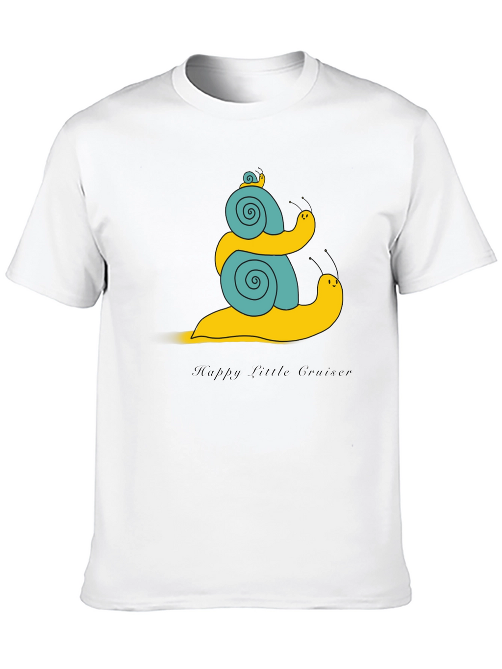 Cute Snail Family T-Shirt