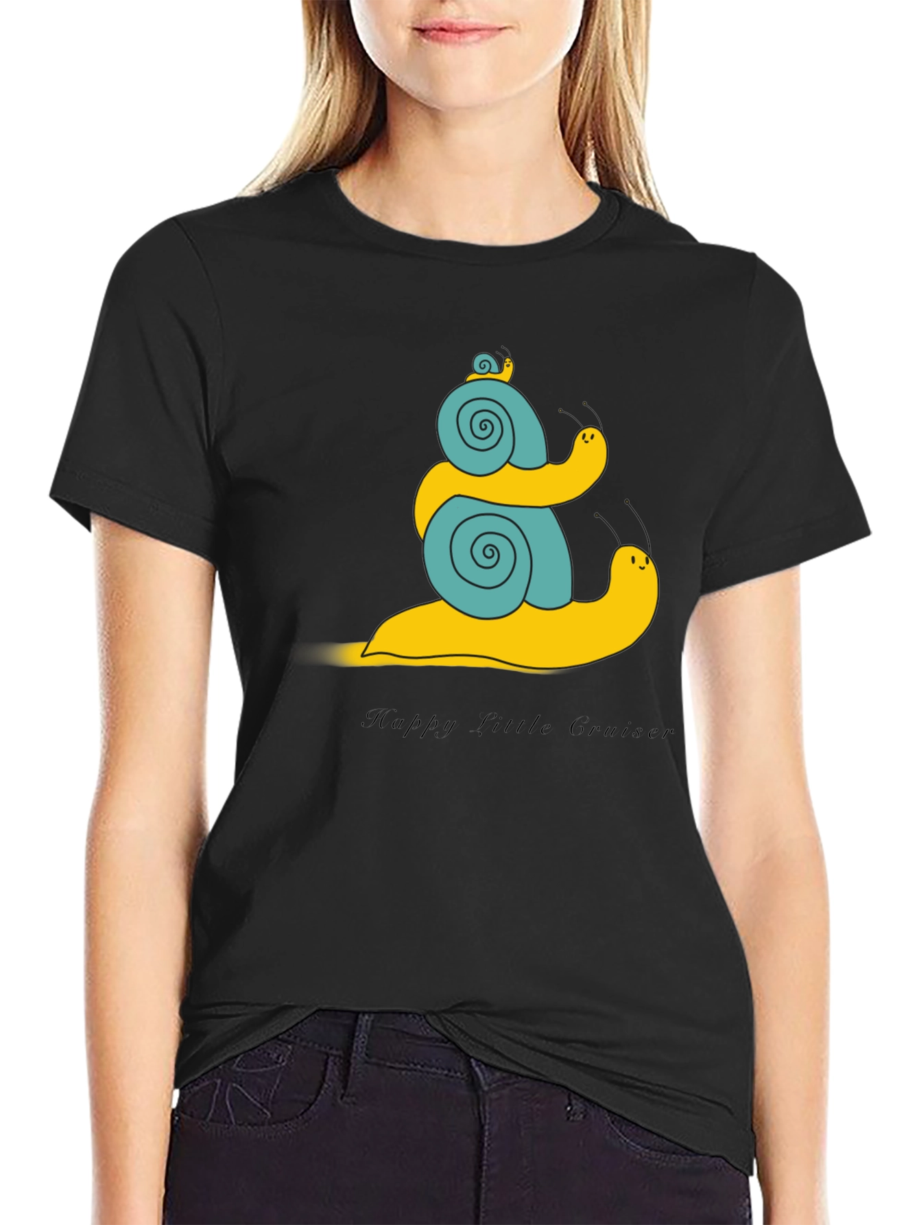 Cute Snail Family T-Shirt