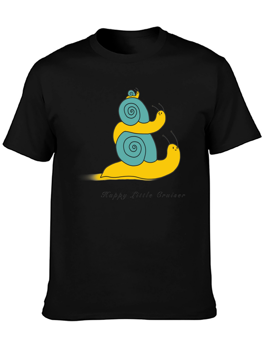 Cute Snail Family T-Shirt