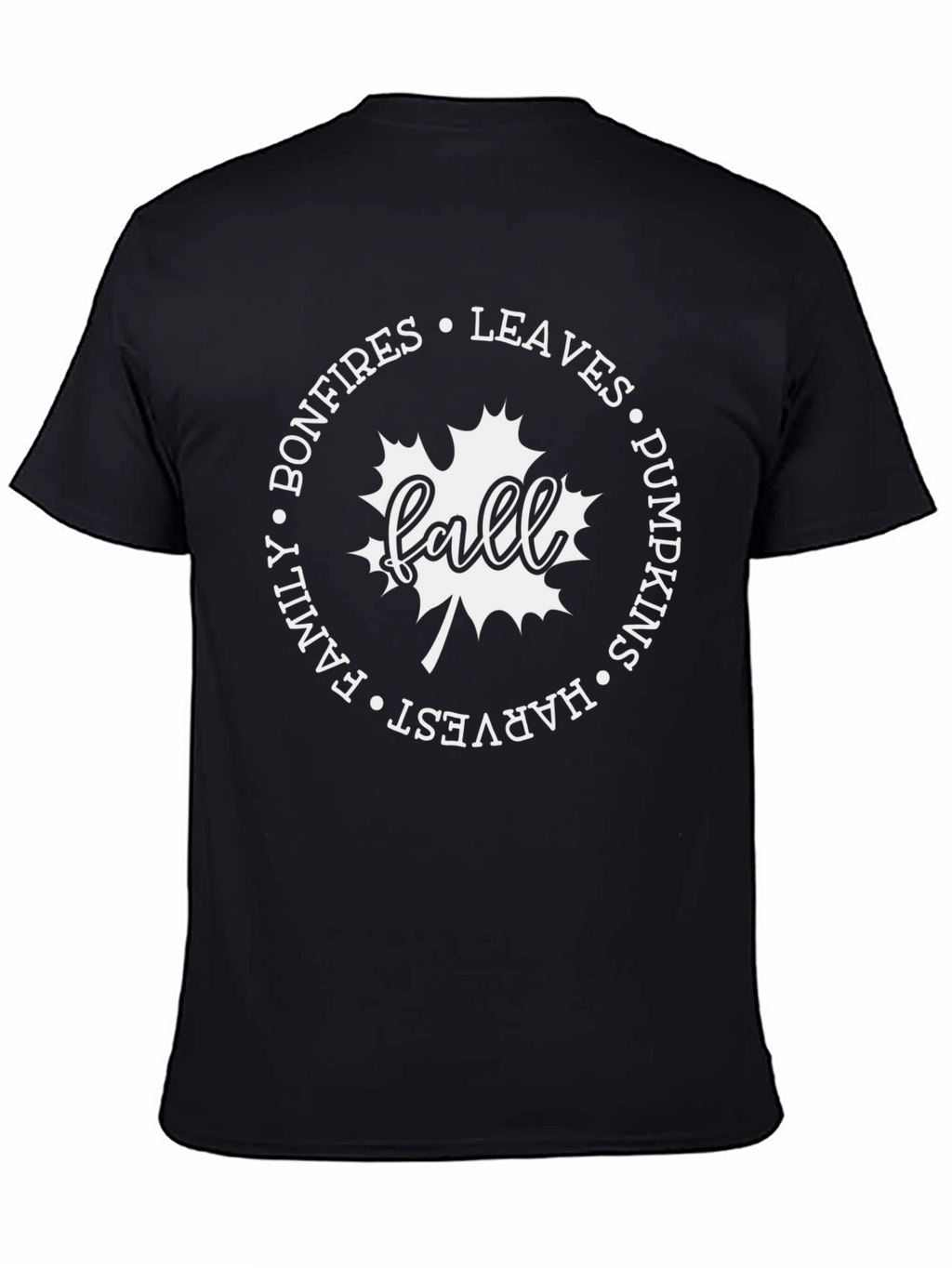 Fall Bonfires Leaves T-Shirt - Harvest Season
