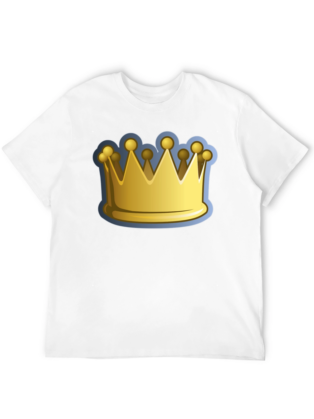 Crown Graphic Tee - Royalty Design Black T-Shirt