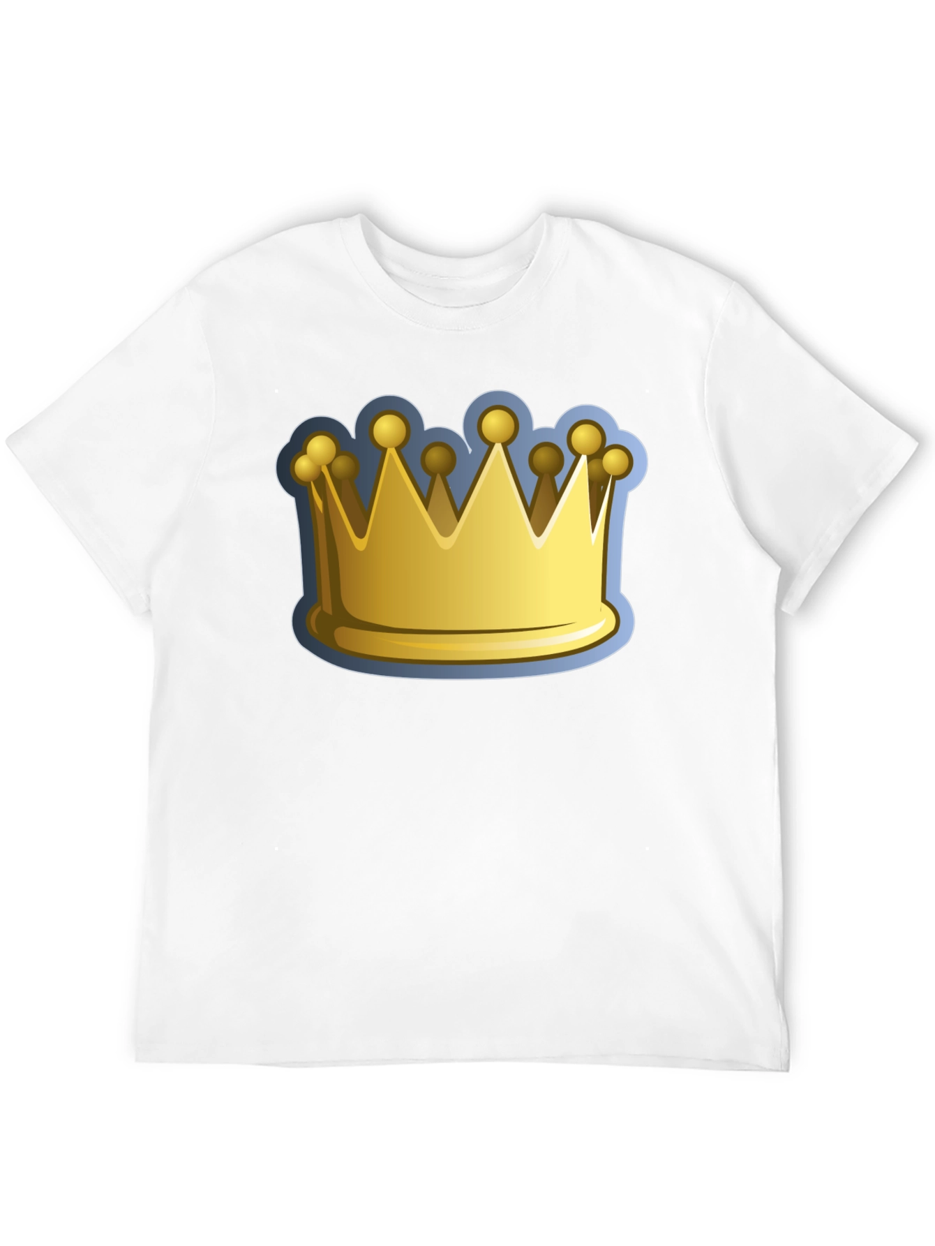 Crown Graphic Tee - Royalty Design Black T-Shirt
