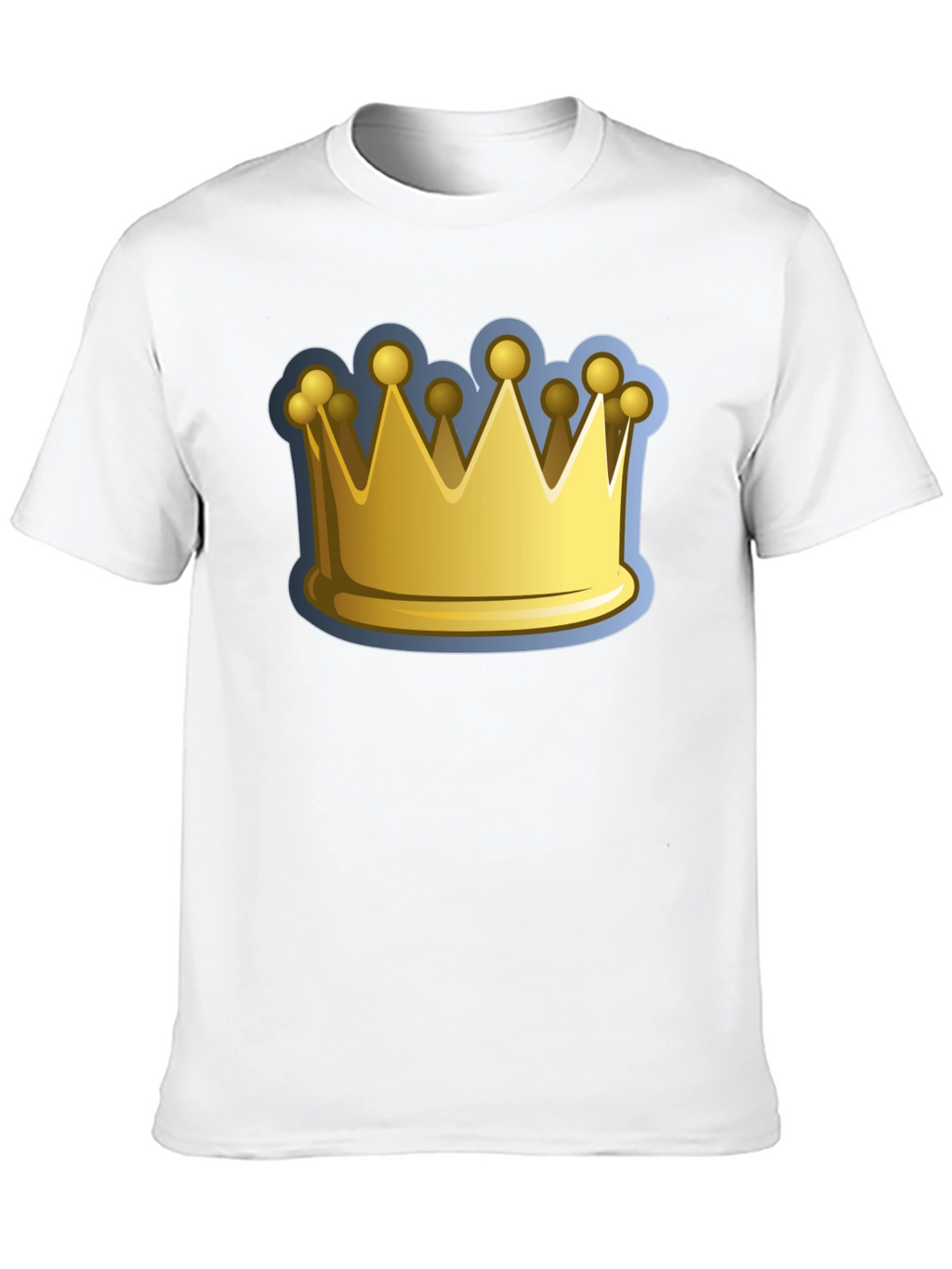 Crown Graphic Tee - Royalty Design Black T-Shirt