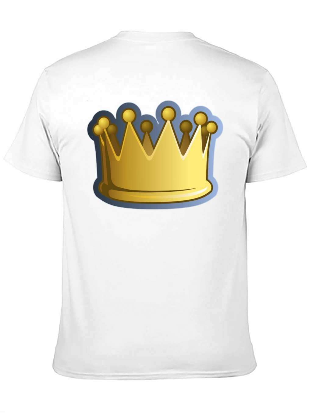 Crown Graphic Tee - Royalty Design Black T-Shirt