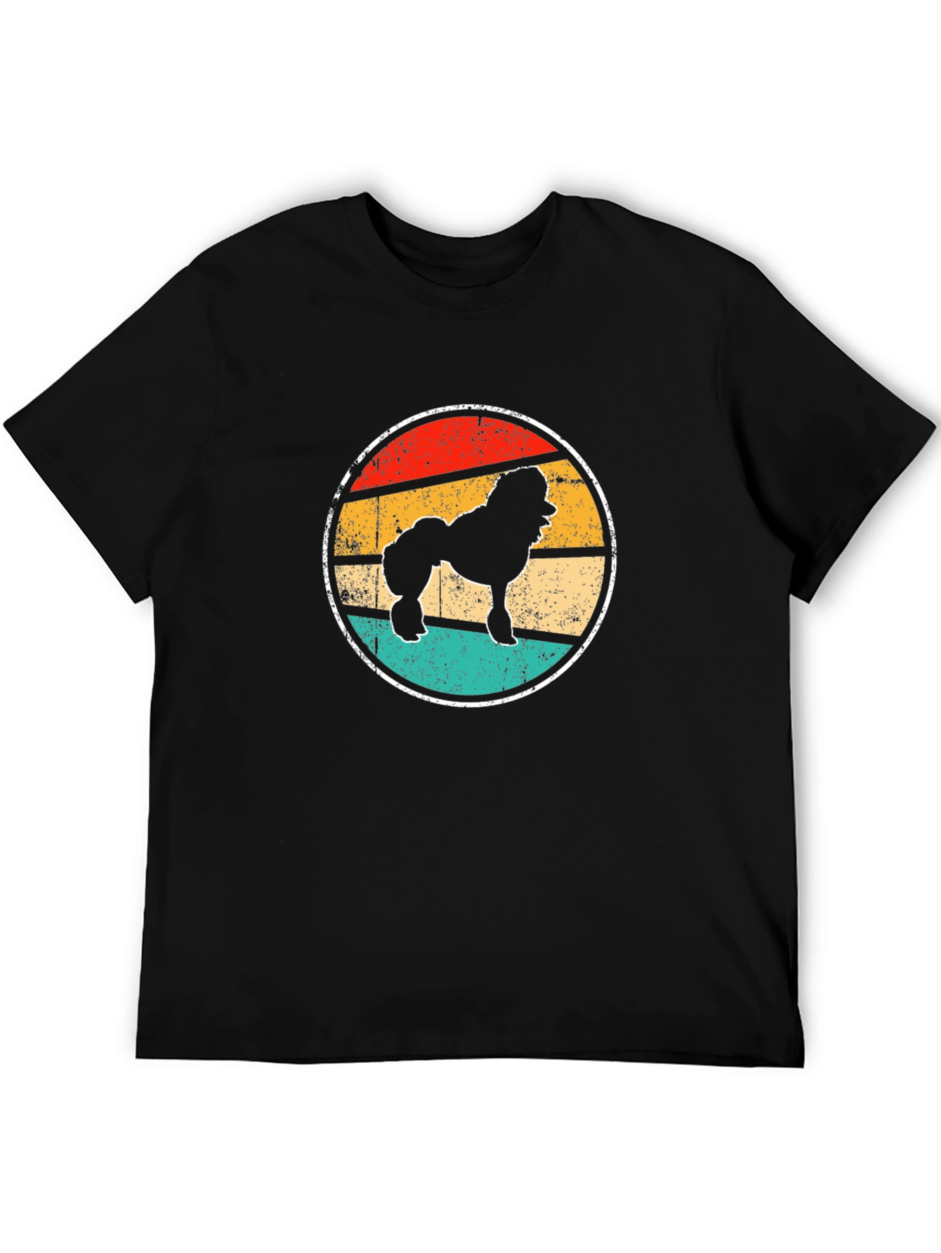 Retro Poodle T-Shirt - Vintage Style Dog Lover Tee