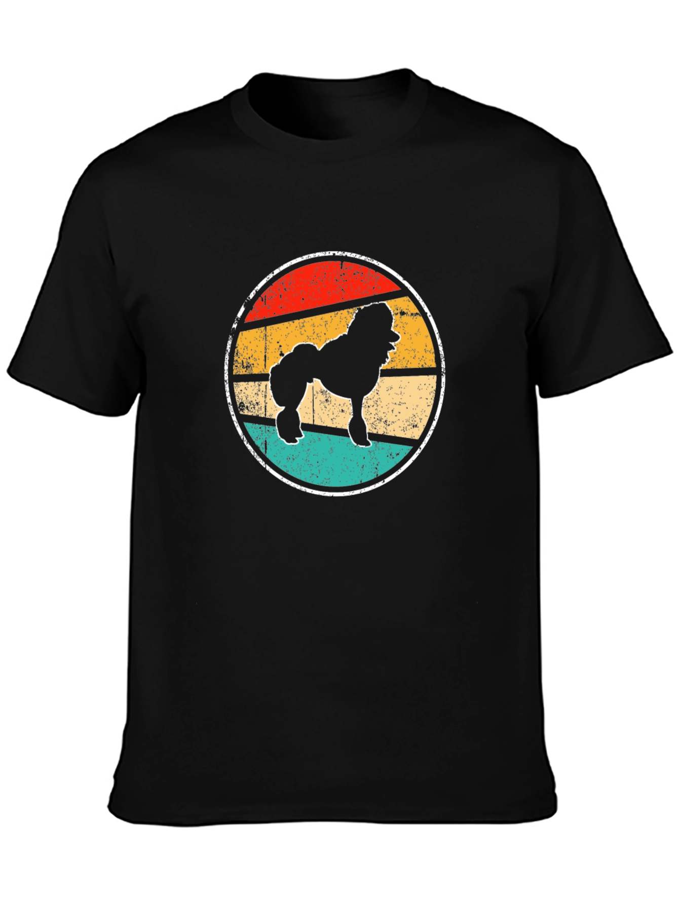 Retro Poodle T-Shirt - Vintage Style Dog Lover Tee