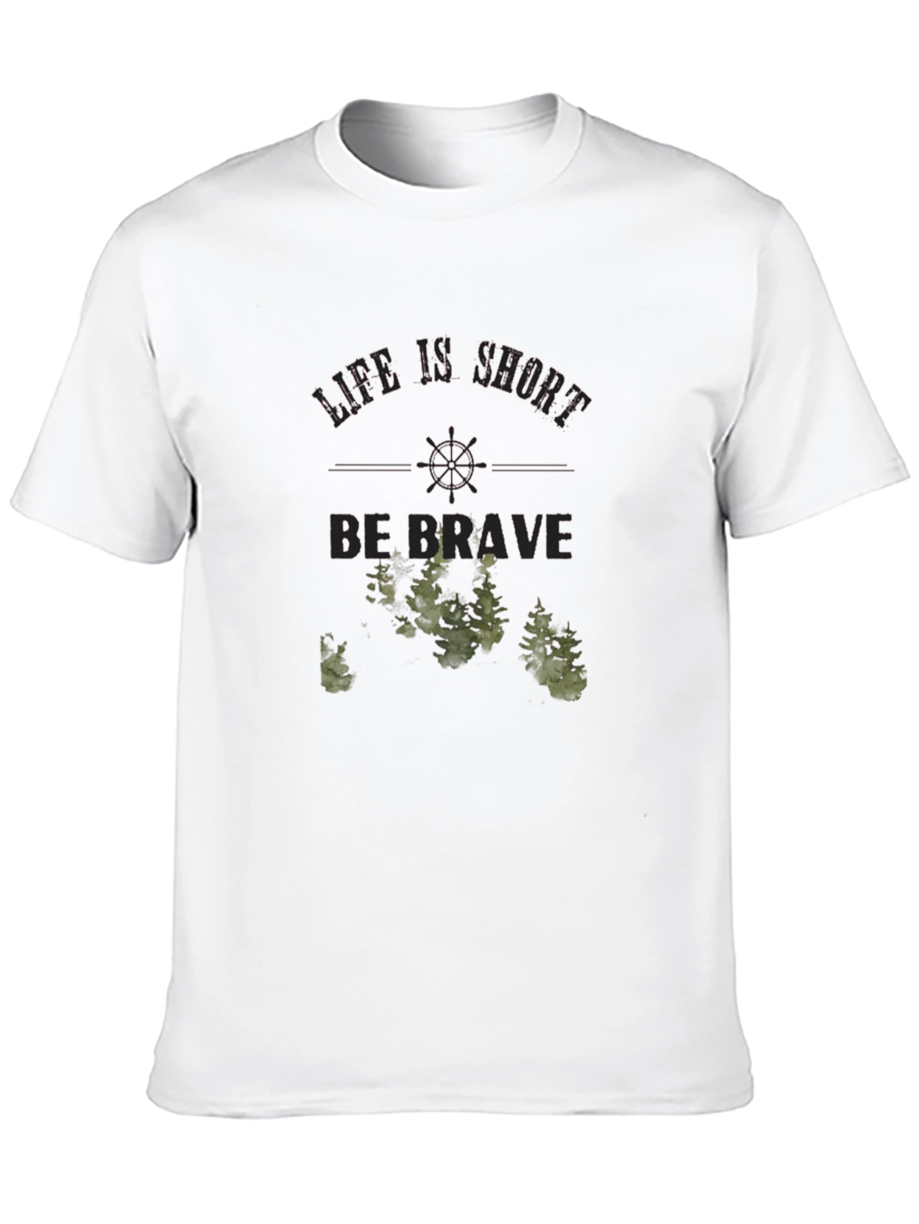 Life is Short Be Brave Graphic Tee