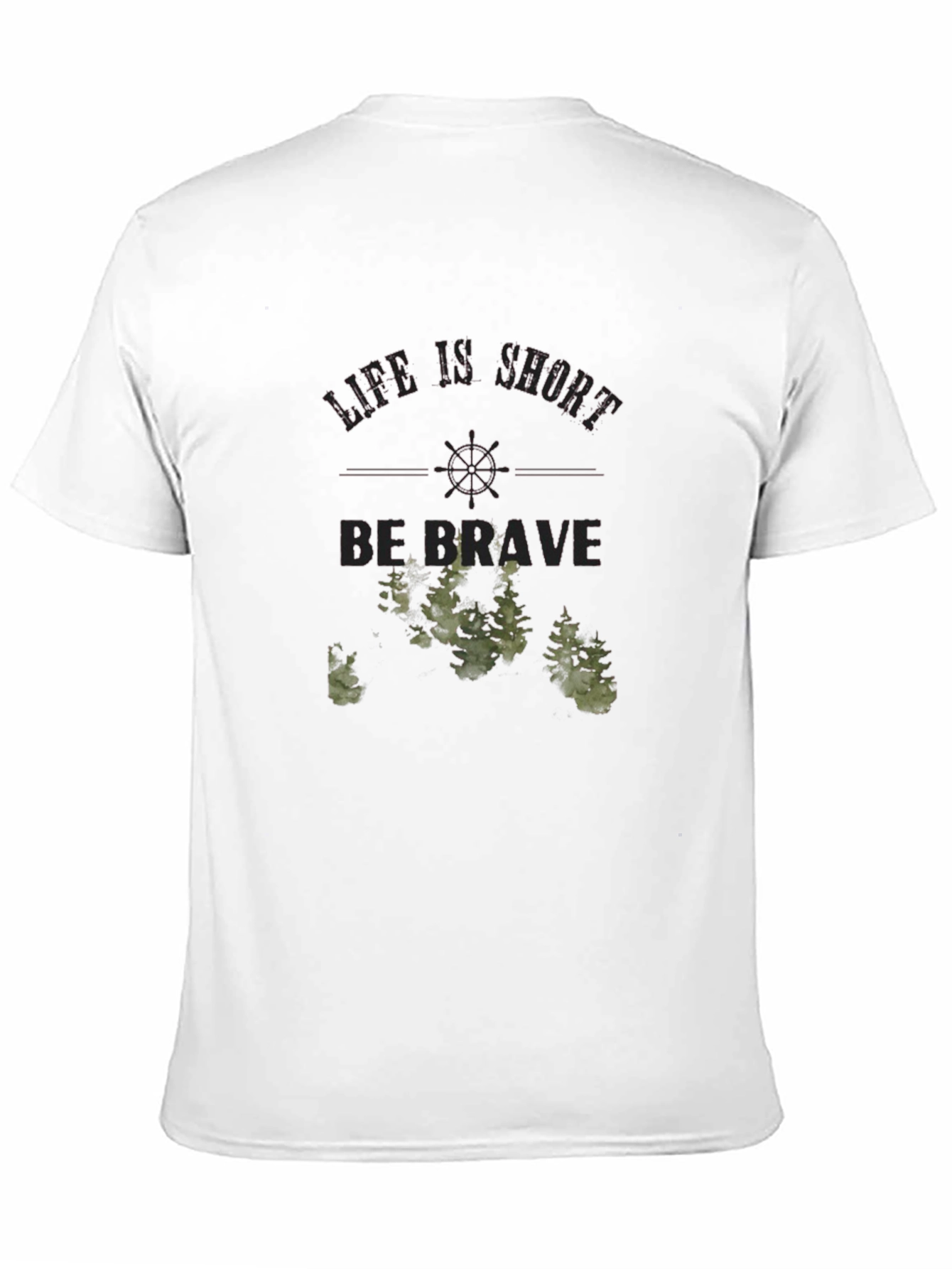 Life is Short Be Brave Graphic Tee