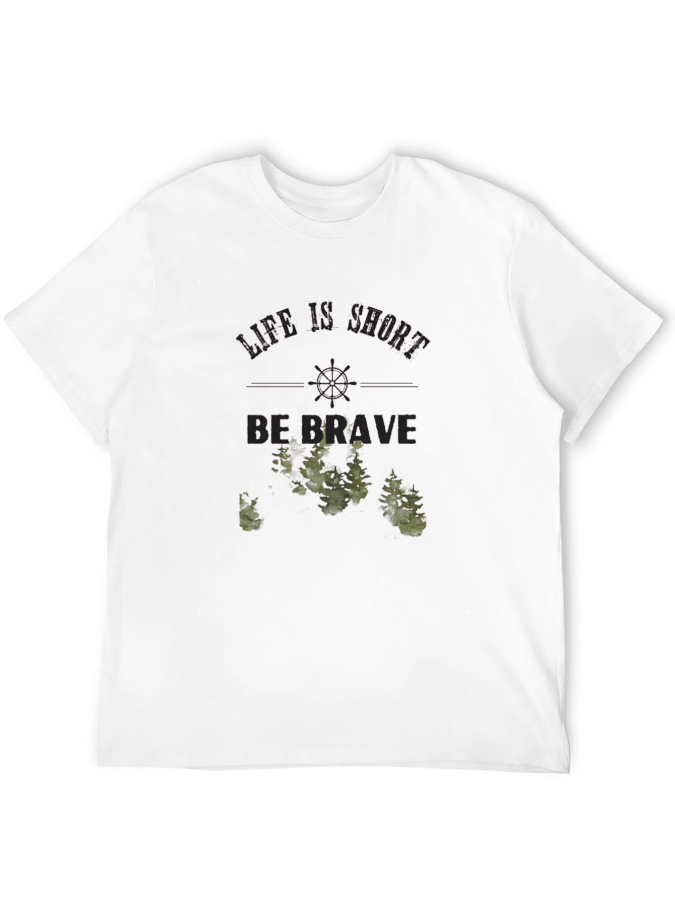 Life is Short Be Brave Graphic Tee