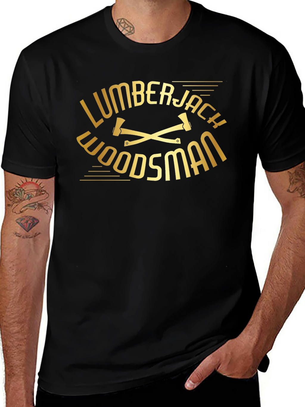 Lumberjack Woodsman Graphic T-Shirt