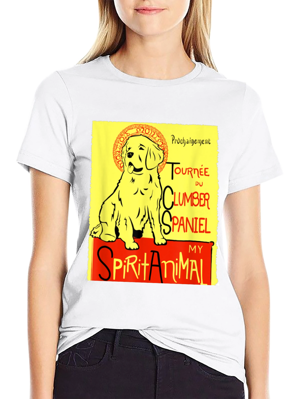 Clumber Spaniel Spirit Animal Graphic Tee