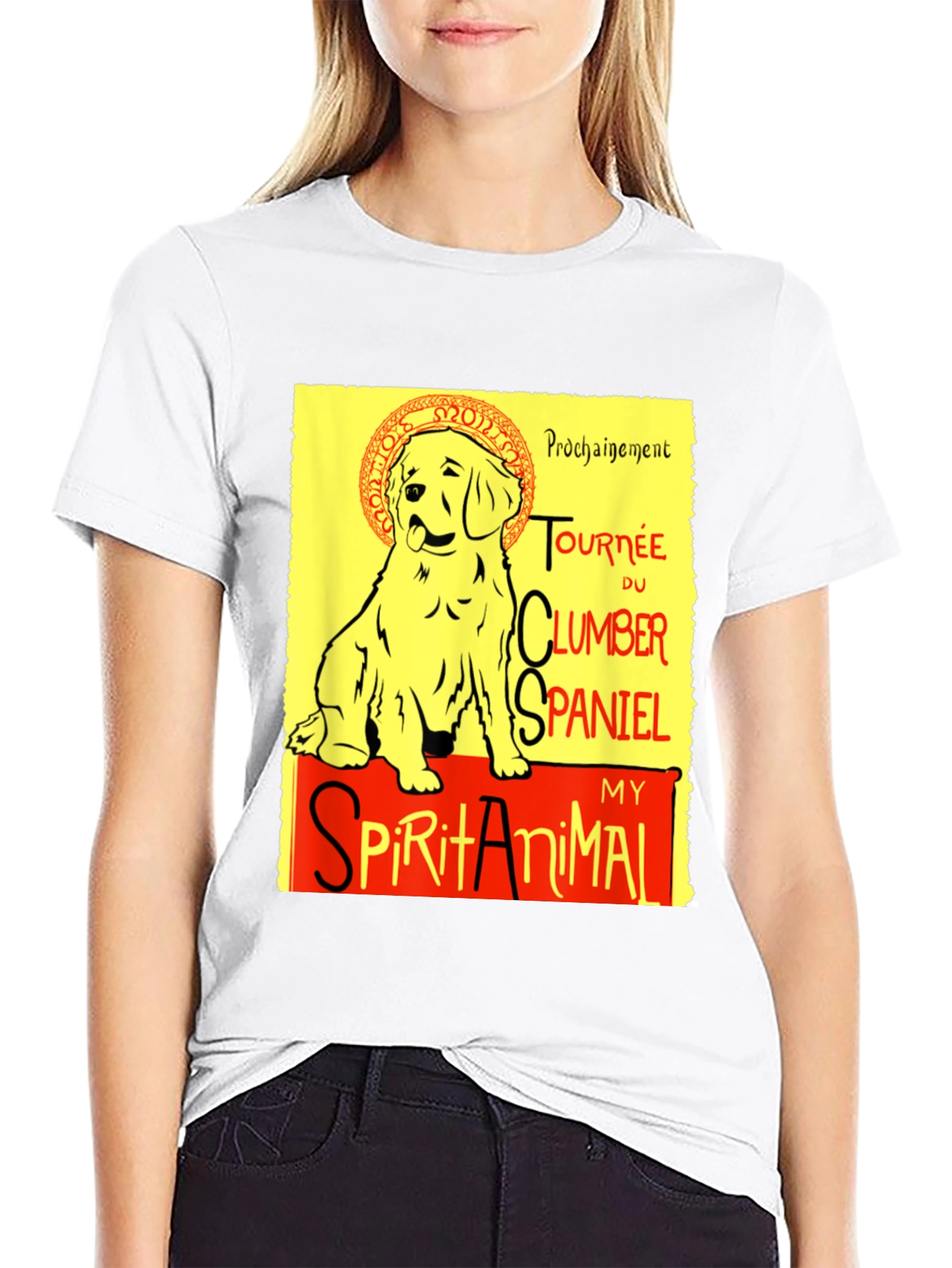 Clumber Spaniel Spirit Animal Graphic Tee