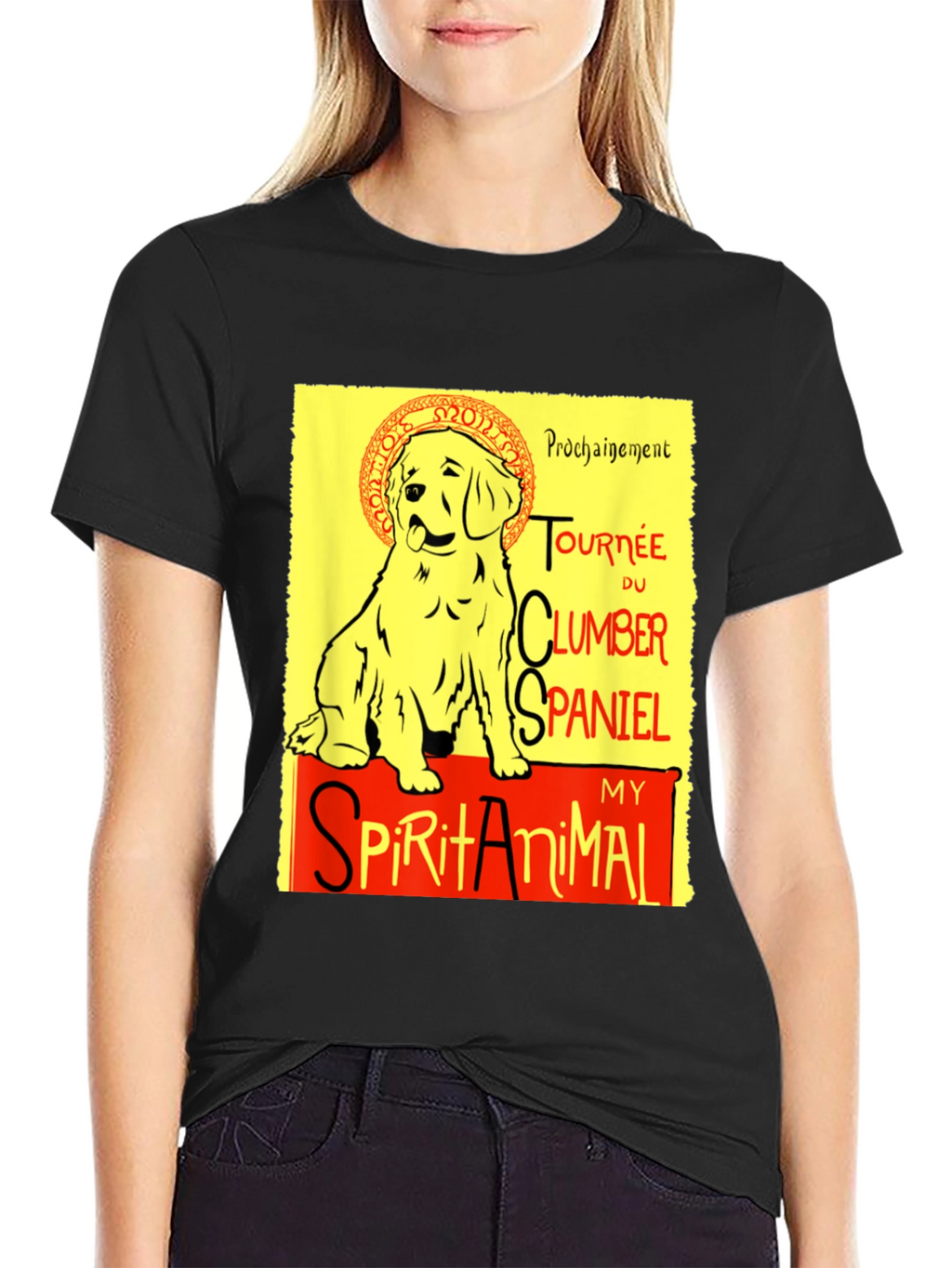 Clumber Spaniel Spirit Animal Graphic Tee