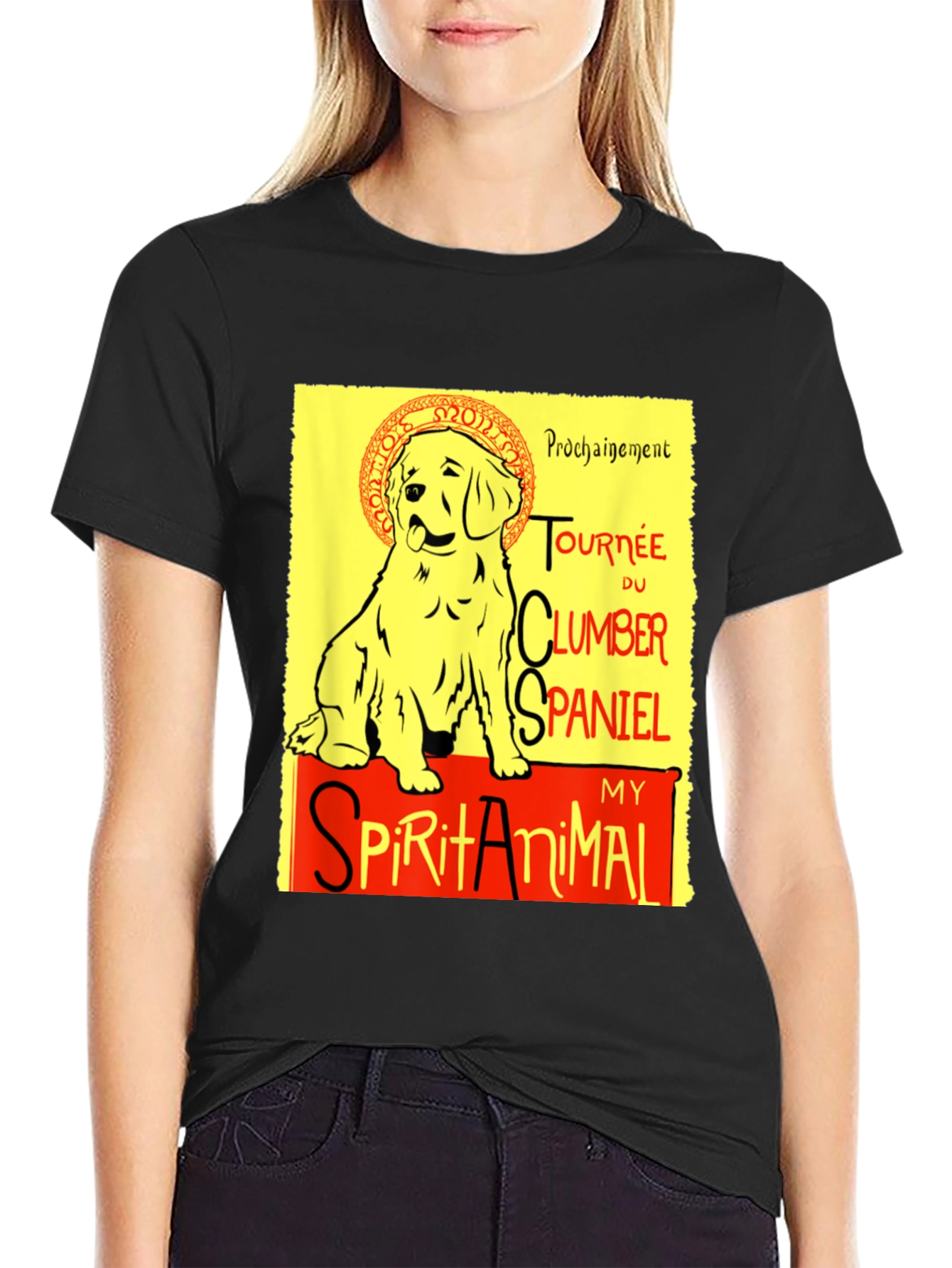Clumber Spaniel Spirit Animal Graphic Tee