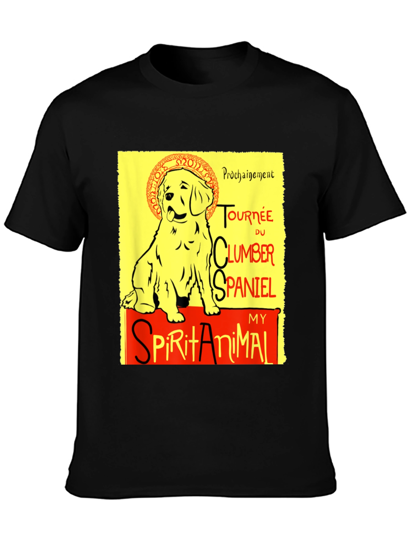Clumber Spaniel Spirit Animal Graphic Tee