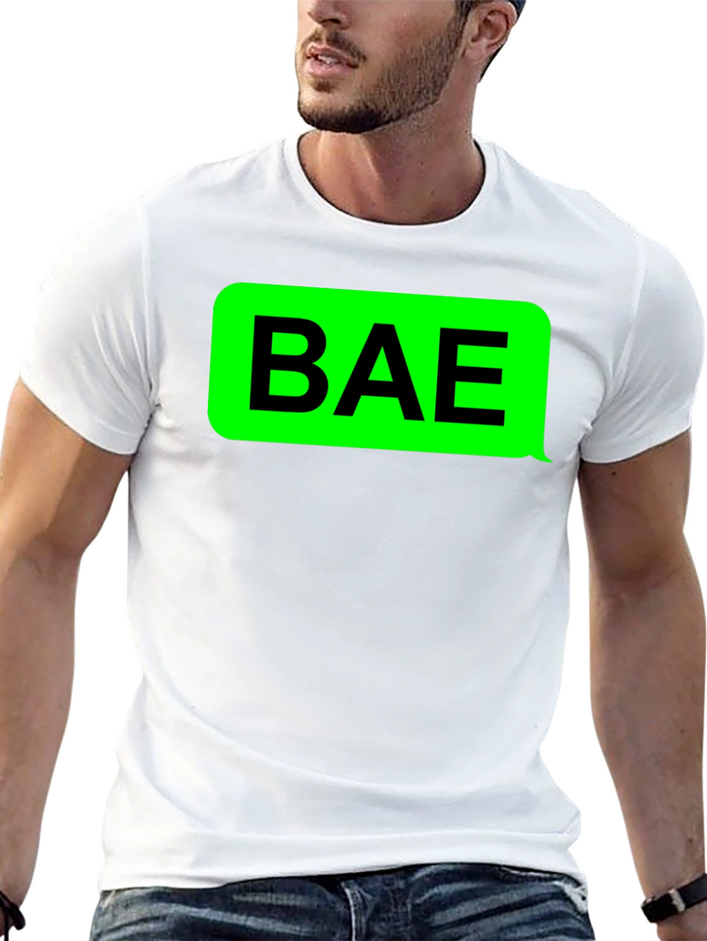 BAE Graphic Tee - Trendy Text Message T-Shirt