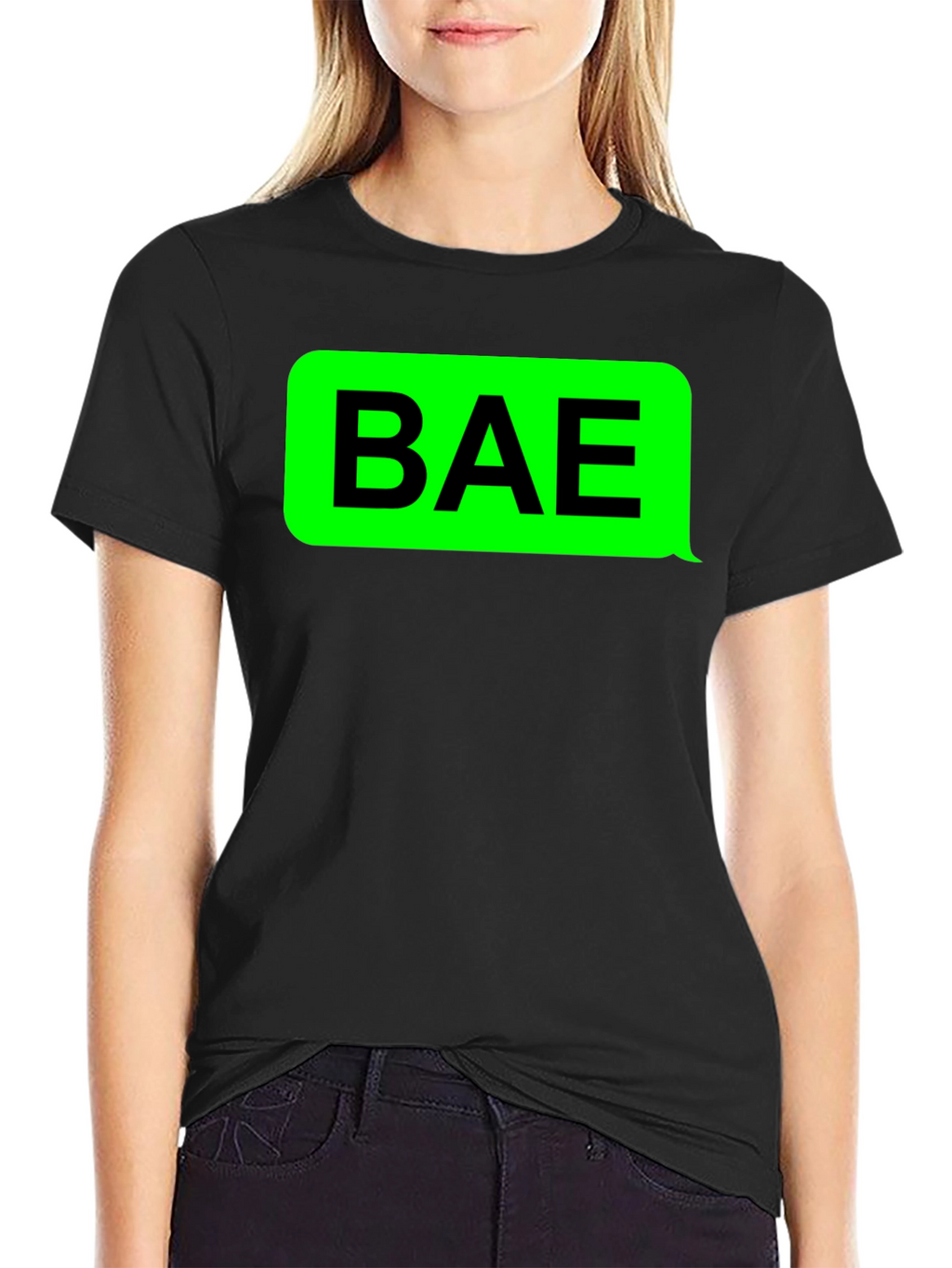 BAE Graphic Tee - Trendy Text Message T-Shirt
